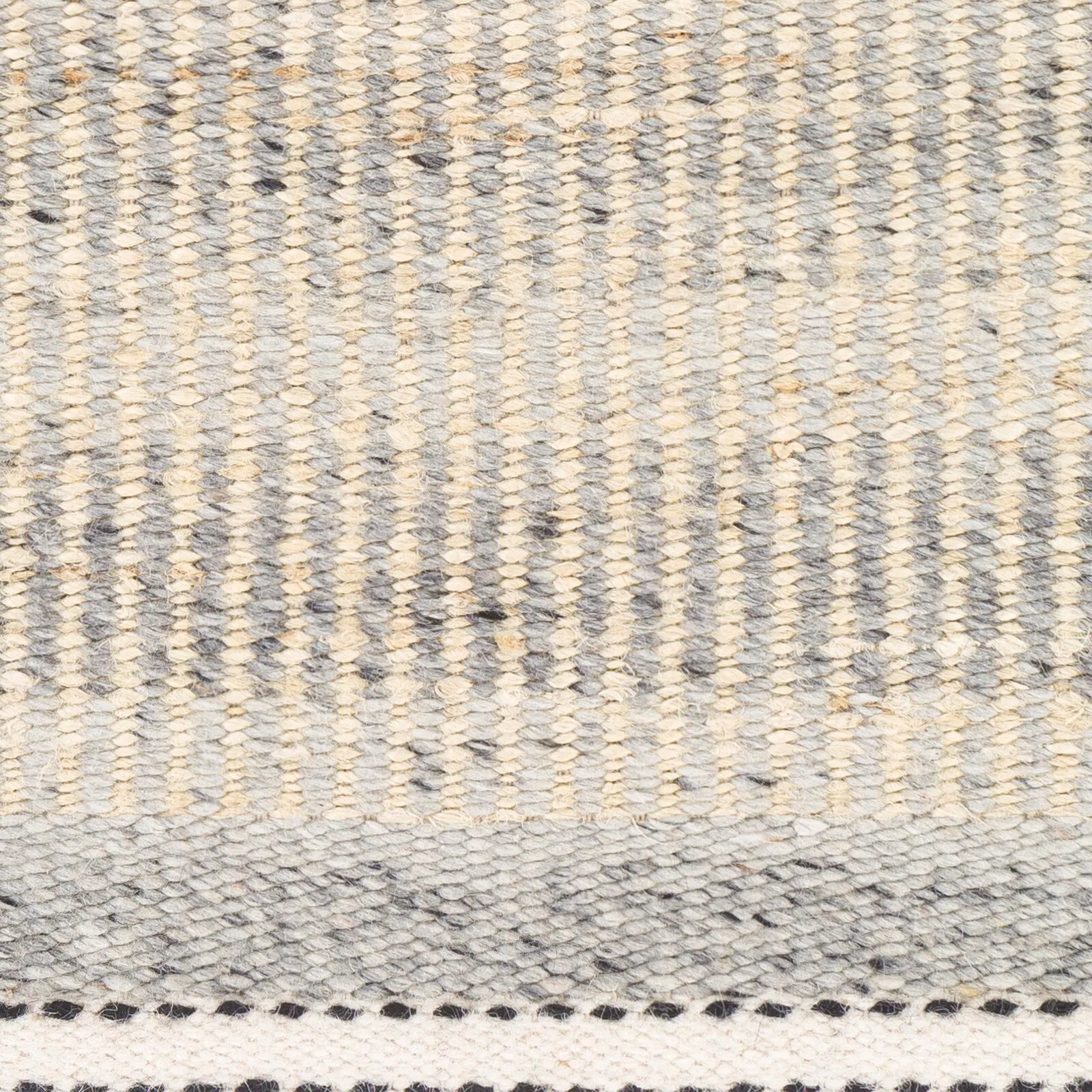 Livabliss Kenelm Boho Embroidered Jute & Wool Area Rug