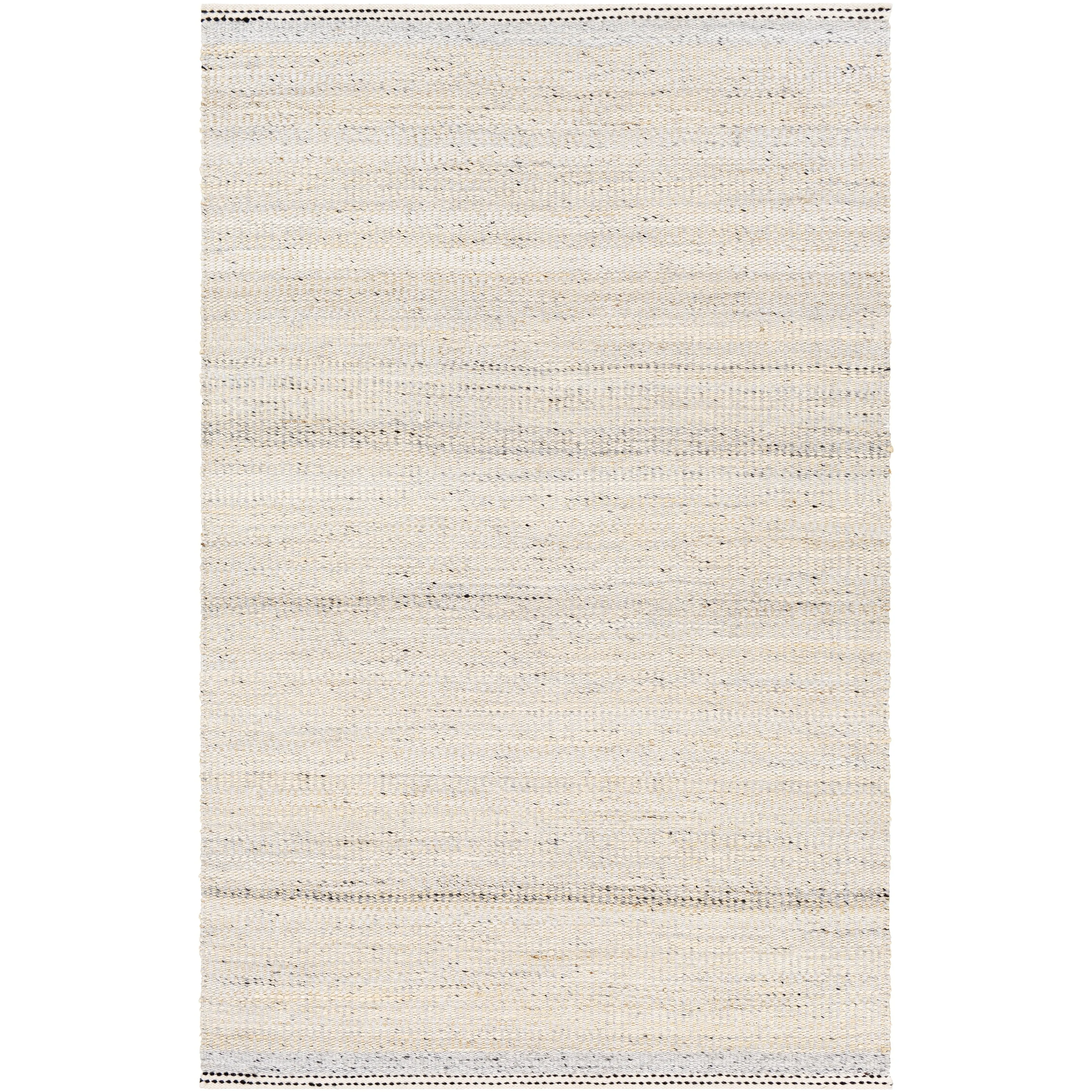 Livabliss Kenelm Boho Embroidered Jute & Wool Area Rug