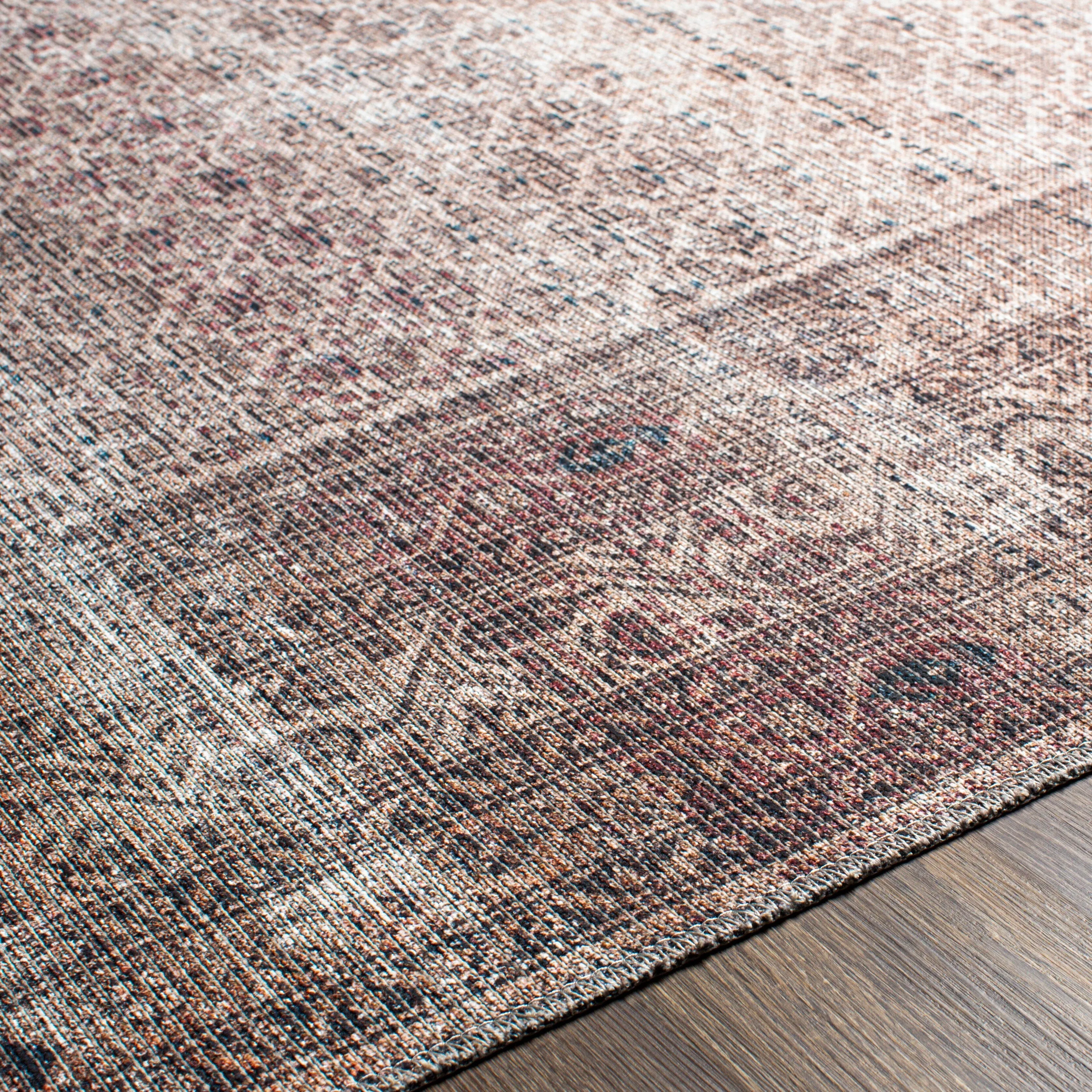 Livabliss Kori Moody Medallion Printed Machine Washable Area Rug