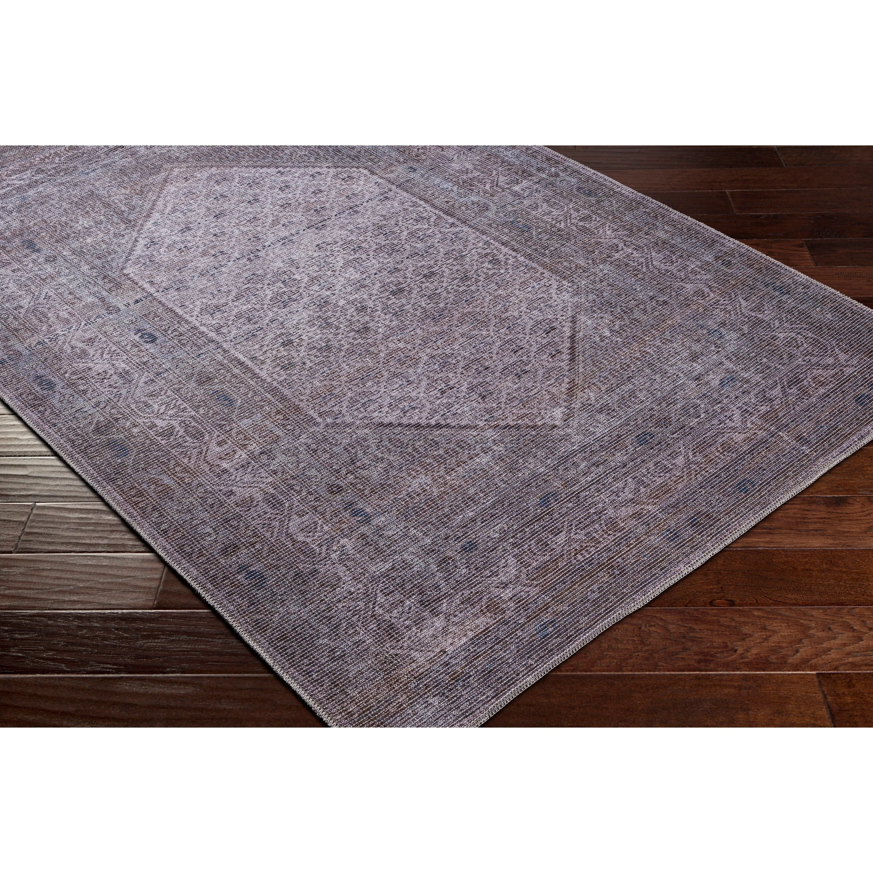 Livabliss Kori Moody Medallion Printed Machine Washable Area Rug