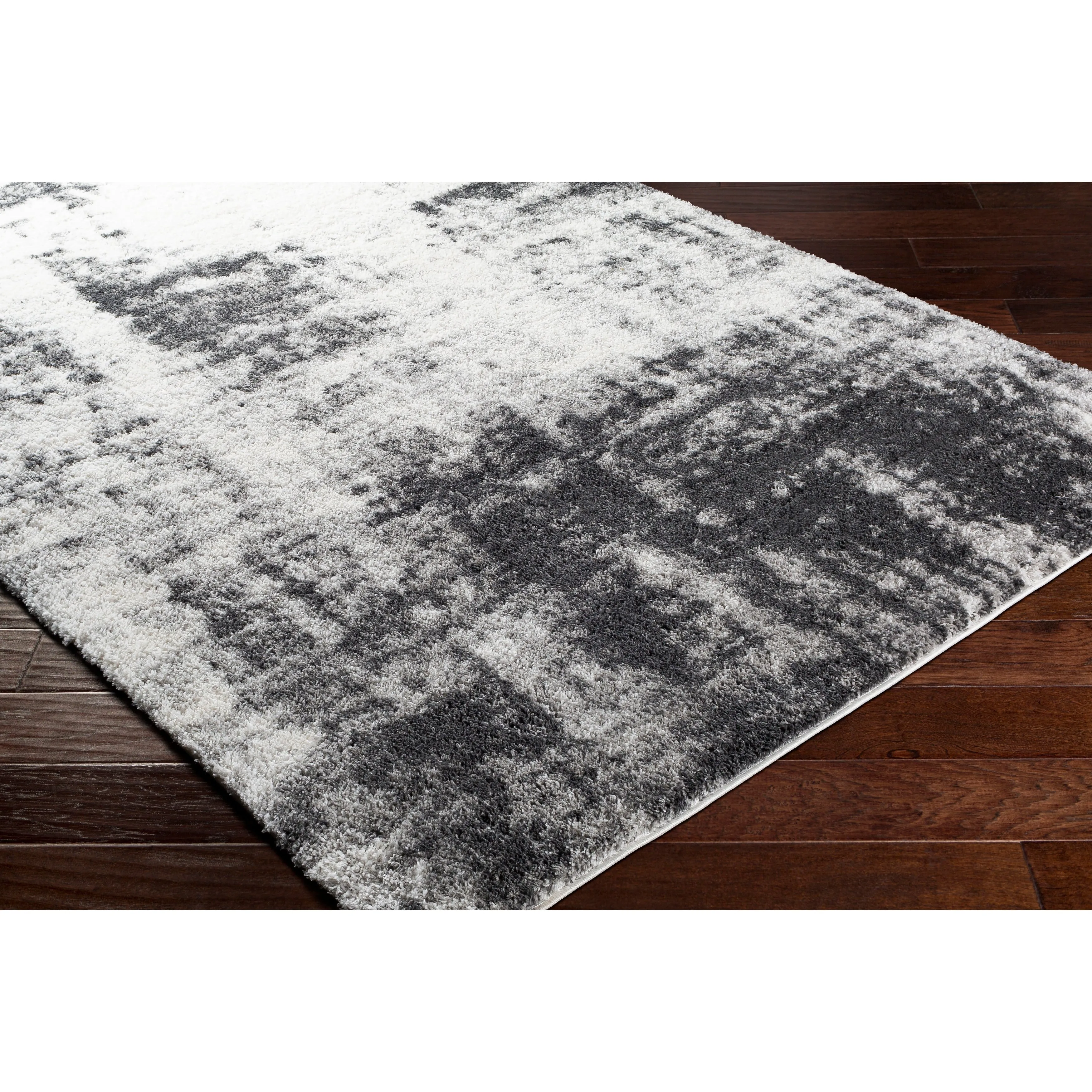 Livabliss Laquan Plush Abstract Modern Area Rug
