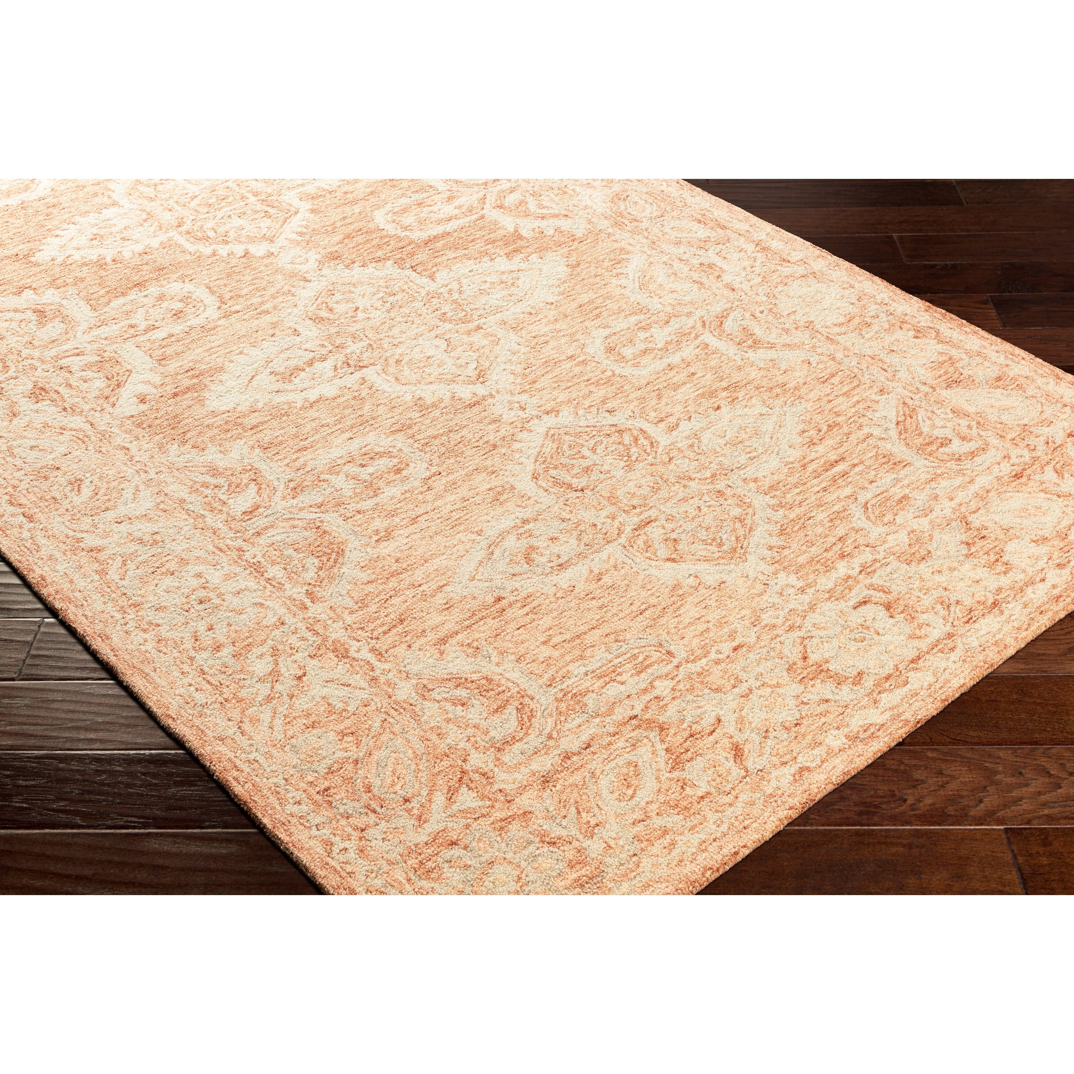 Livabliss Lisbet Handmade Boho Medallion Wool Area Rug