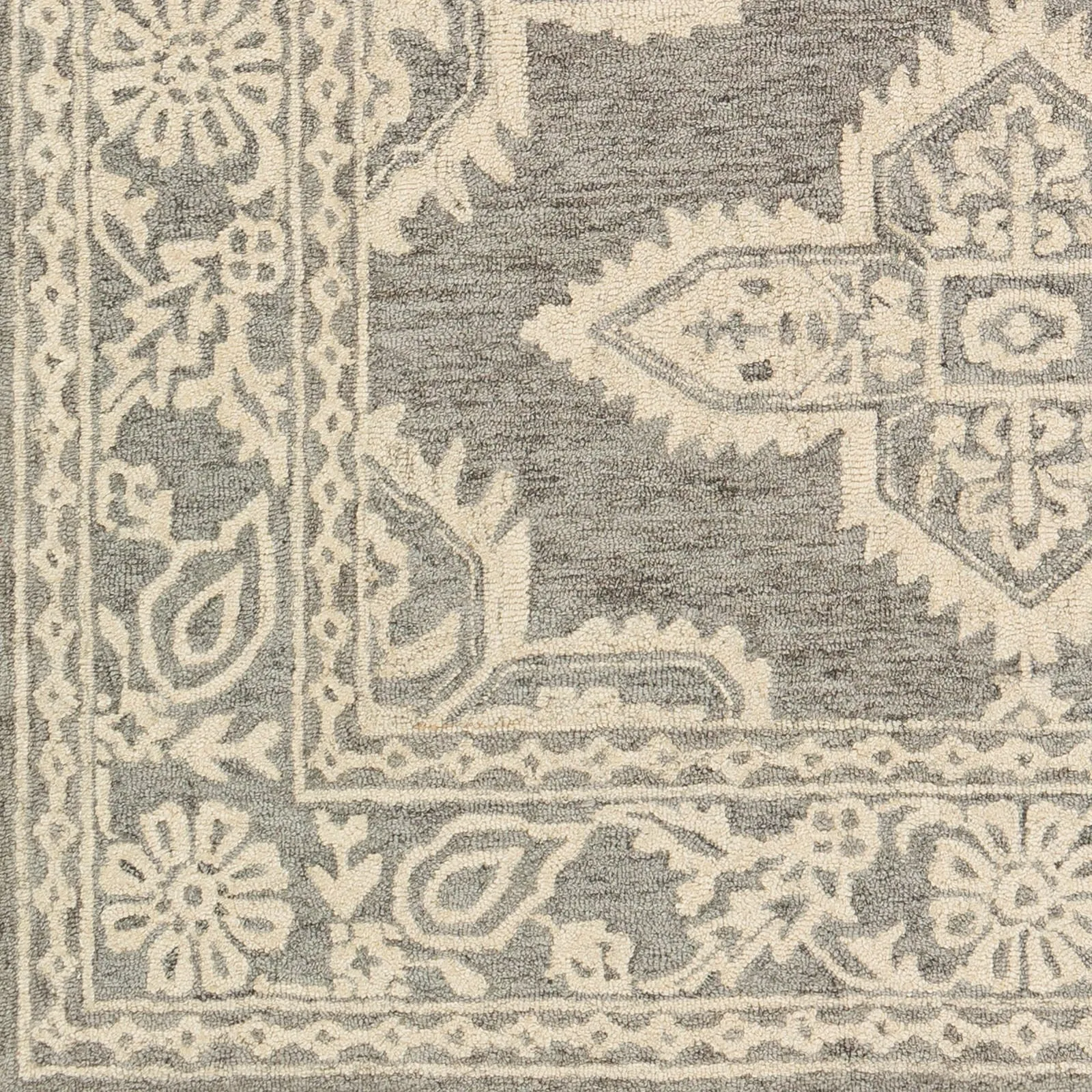 Livabliss Lisbet Handmade Boho Medallion Wool Area Rug