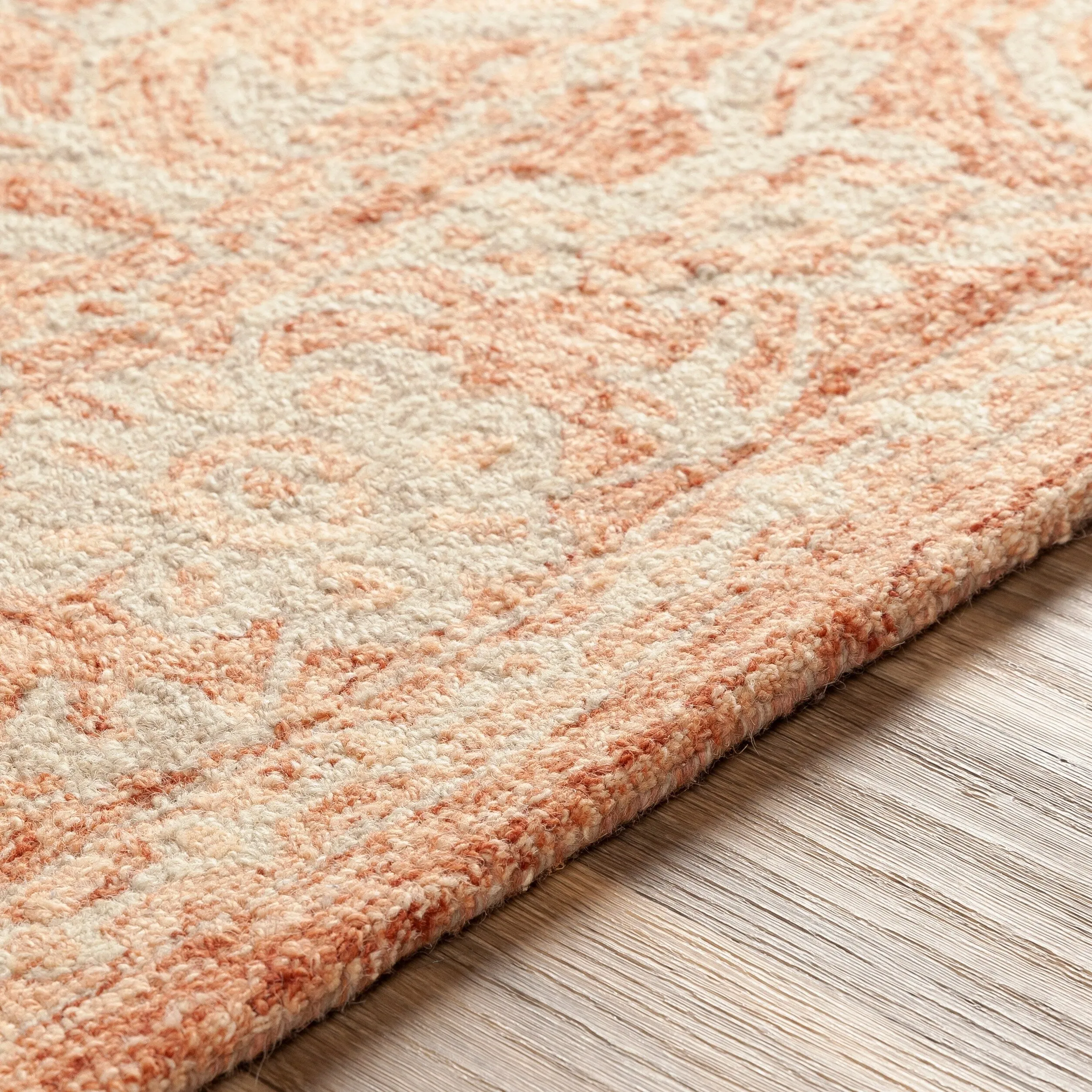 Livabliss Lisbet Handmade Boho Medallion Wool Area Rug