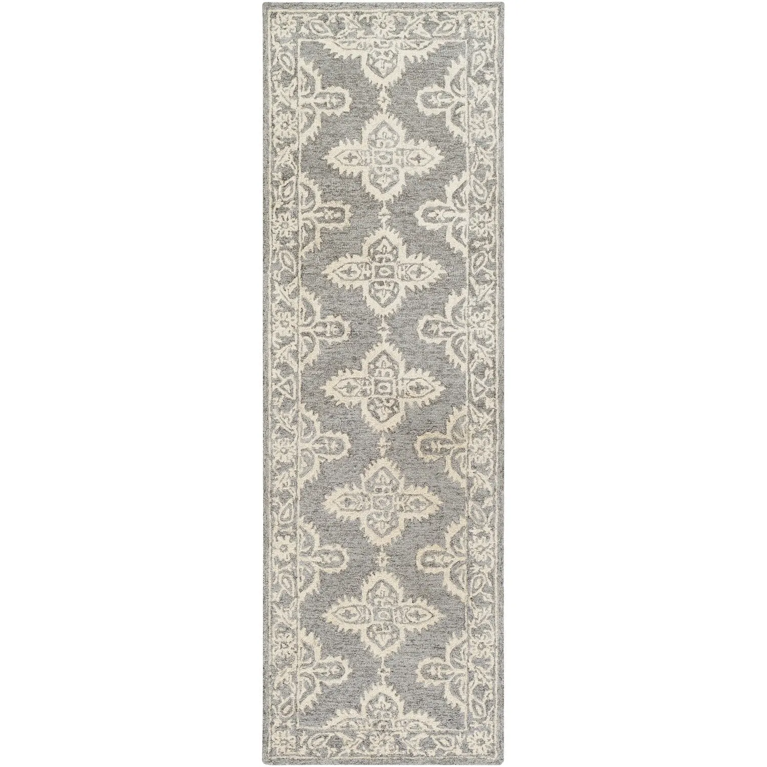 Livabliss Lisbet Handmade Boho Medallion Wool Area Rug