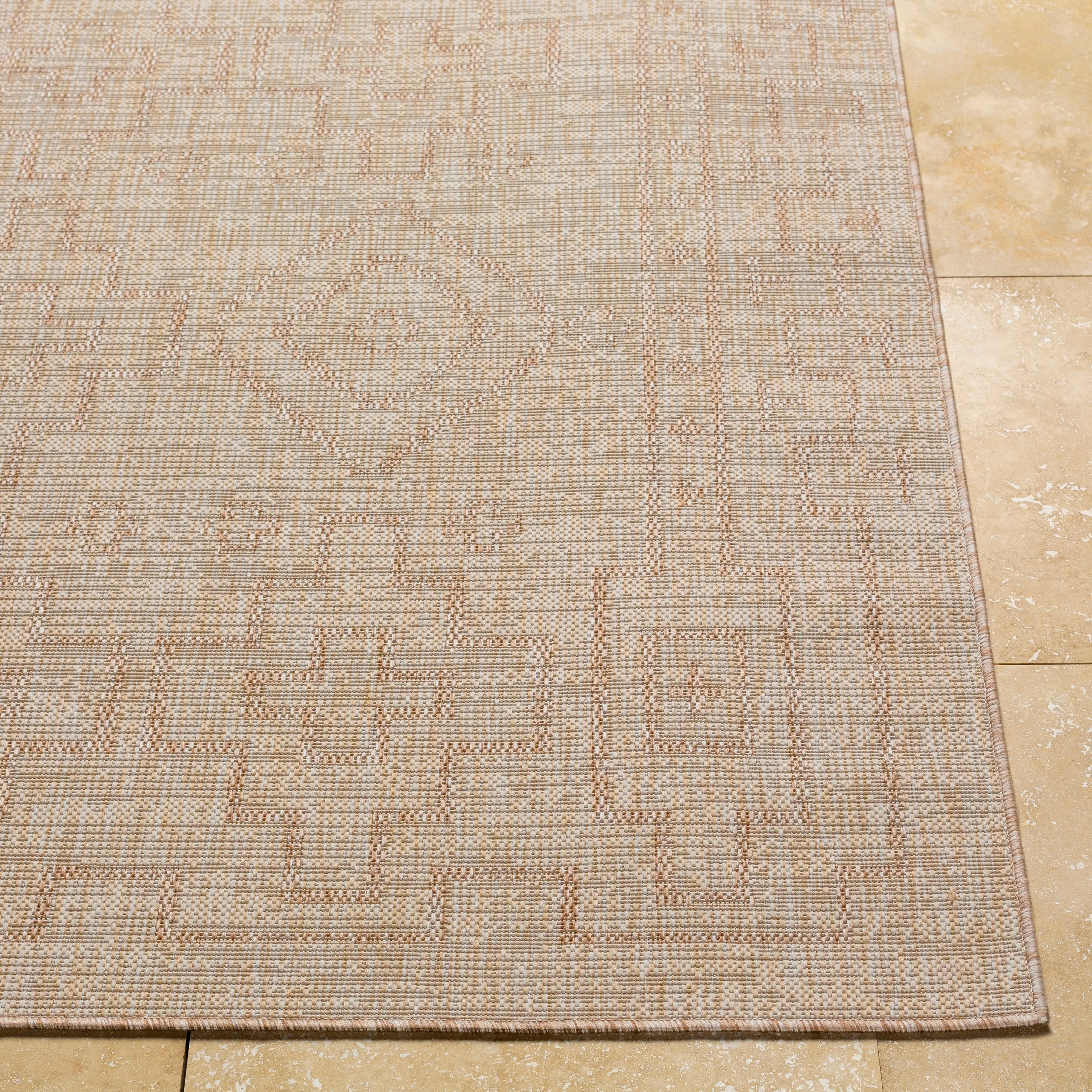 Livabliss Lynton Southwestern Border Indoor/ Outdoor Area Rug