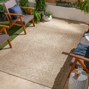 Livabliss Lynton Southwestern Border Indoor/ Outdoor Area Rug
