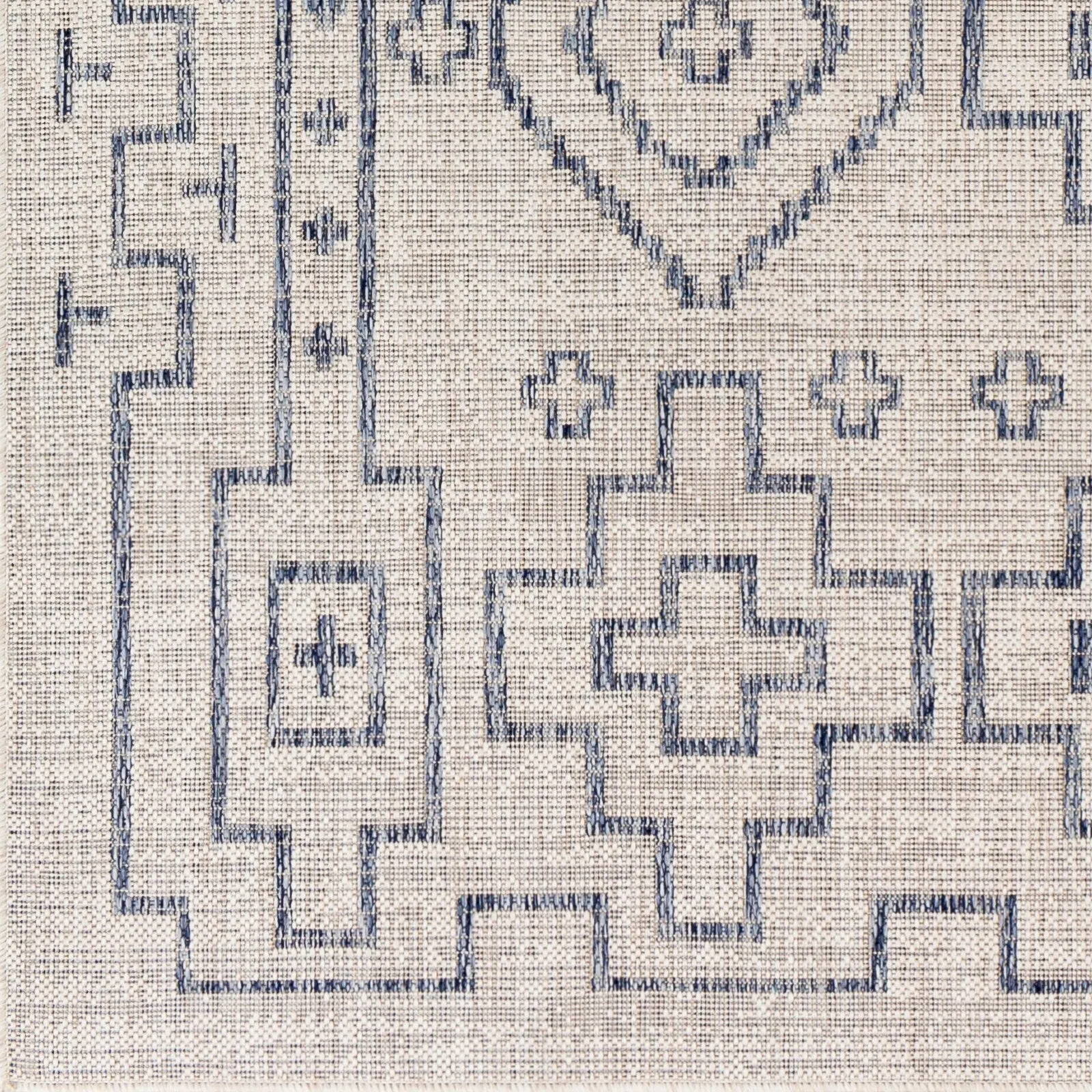 Livabliss Lynton Southwestern Border Indoor/ Outdoor Area Rug