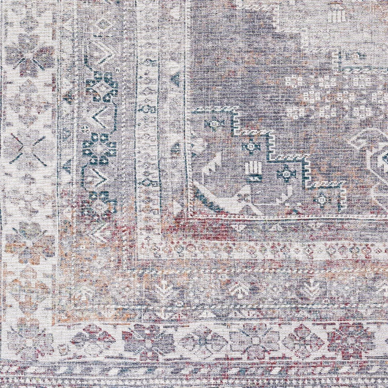 Livabliss Markus Persian Medallion Printed Machine Washable Area Rug