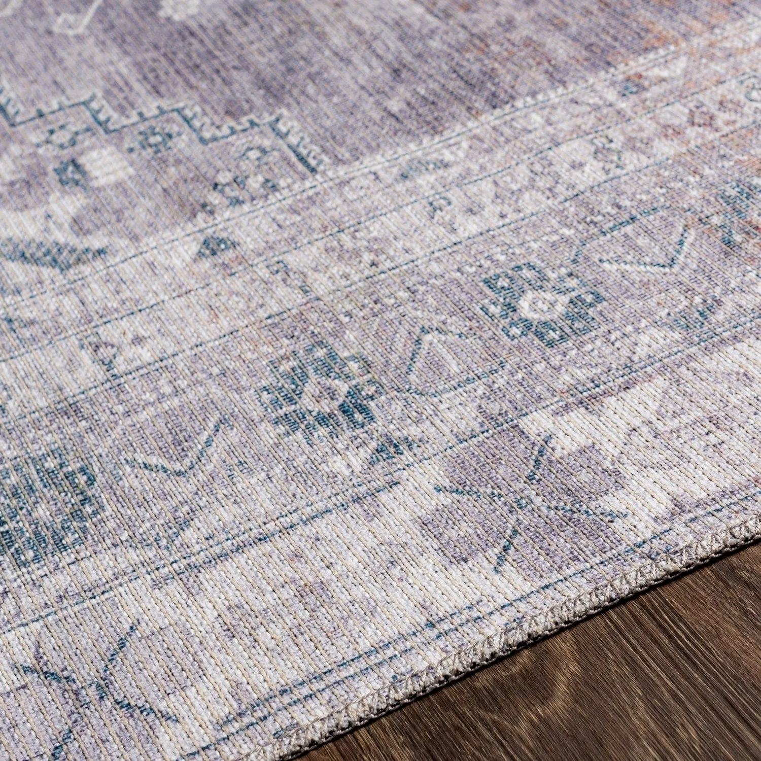 Livabliss Markus Persian Medallion Printed Machine Washable Area Rug