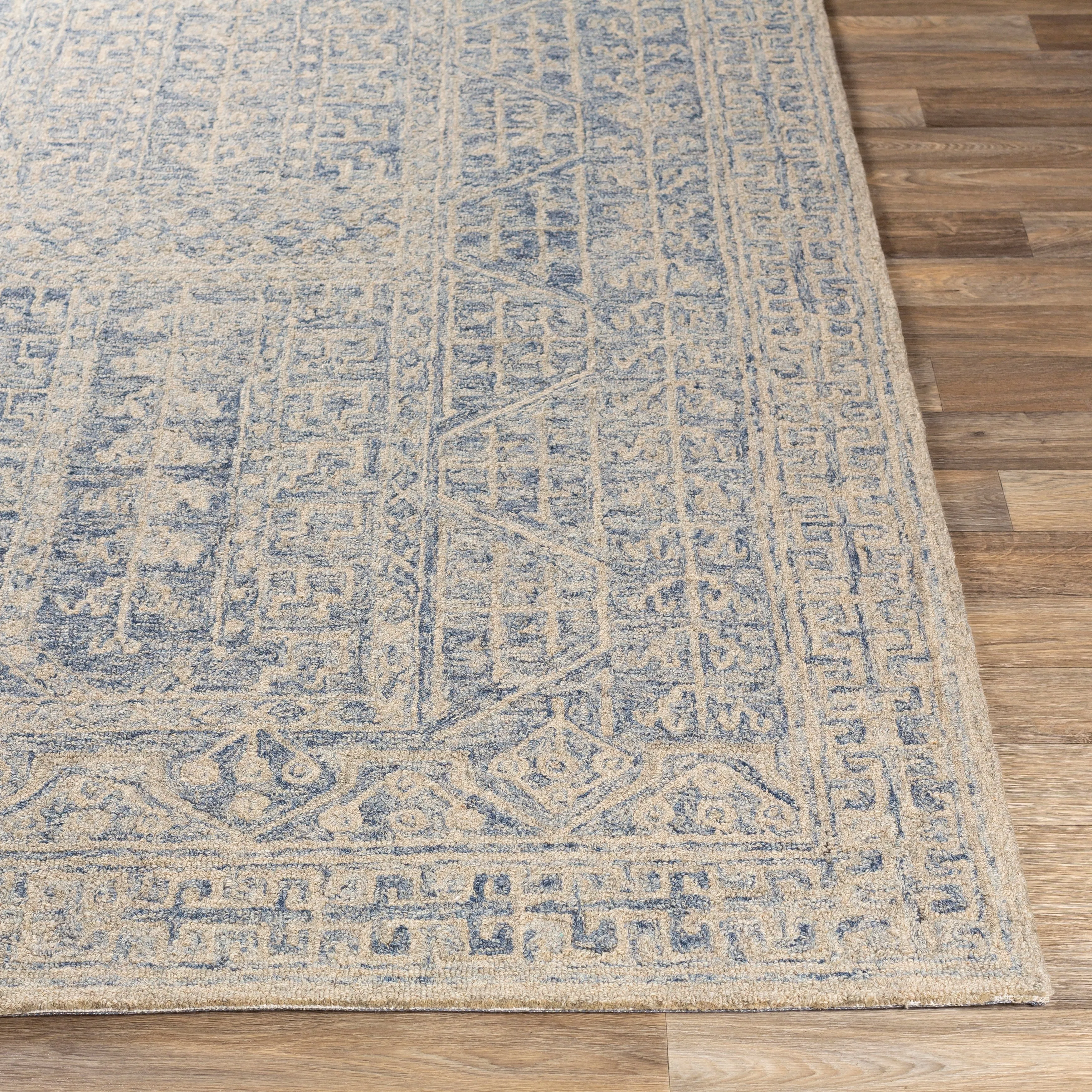Livabliss Nesta Handmade Distressed Tribal Wool Area Rug