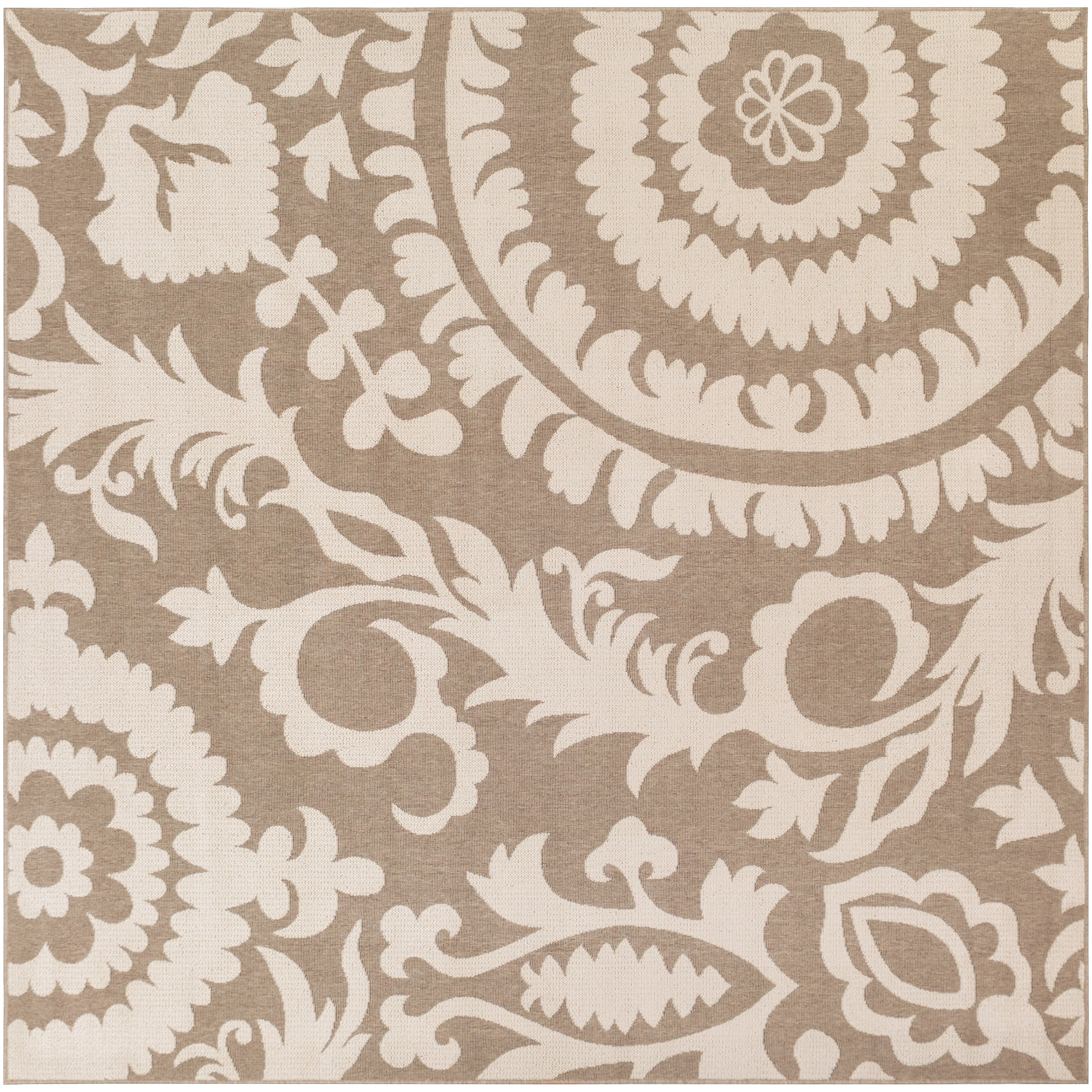 Livabliss Nina Contemporary Floral Indoor/Outdoor Area Rug