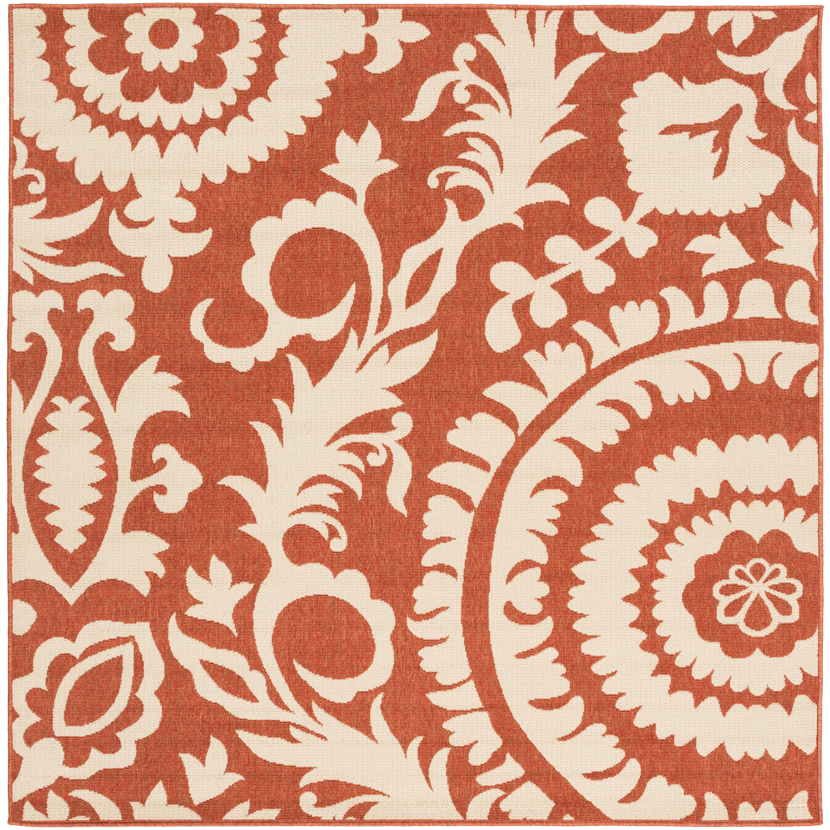 Livabliss Nina Contemporary Floral Indoor/Outdoor Area Rug
