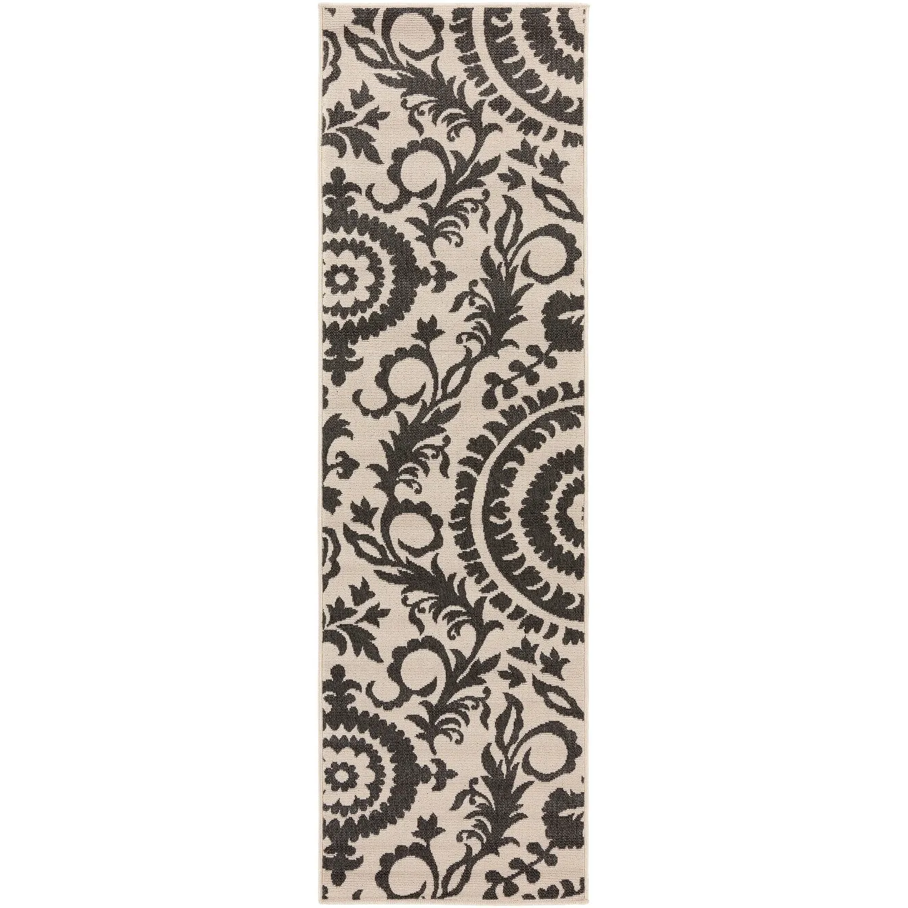 Livabliss Nina Contemporary Floral Indoor/Outdoor Area Rug