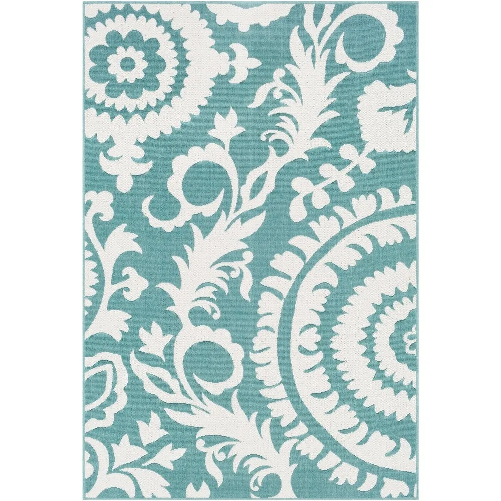 Livabliss Nina Contemporary Floral Indoor/Outdoor Area Rug