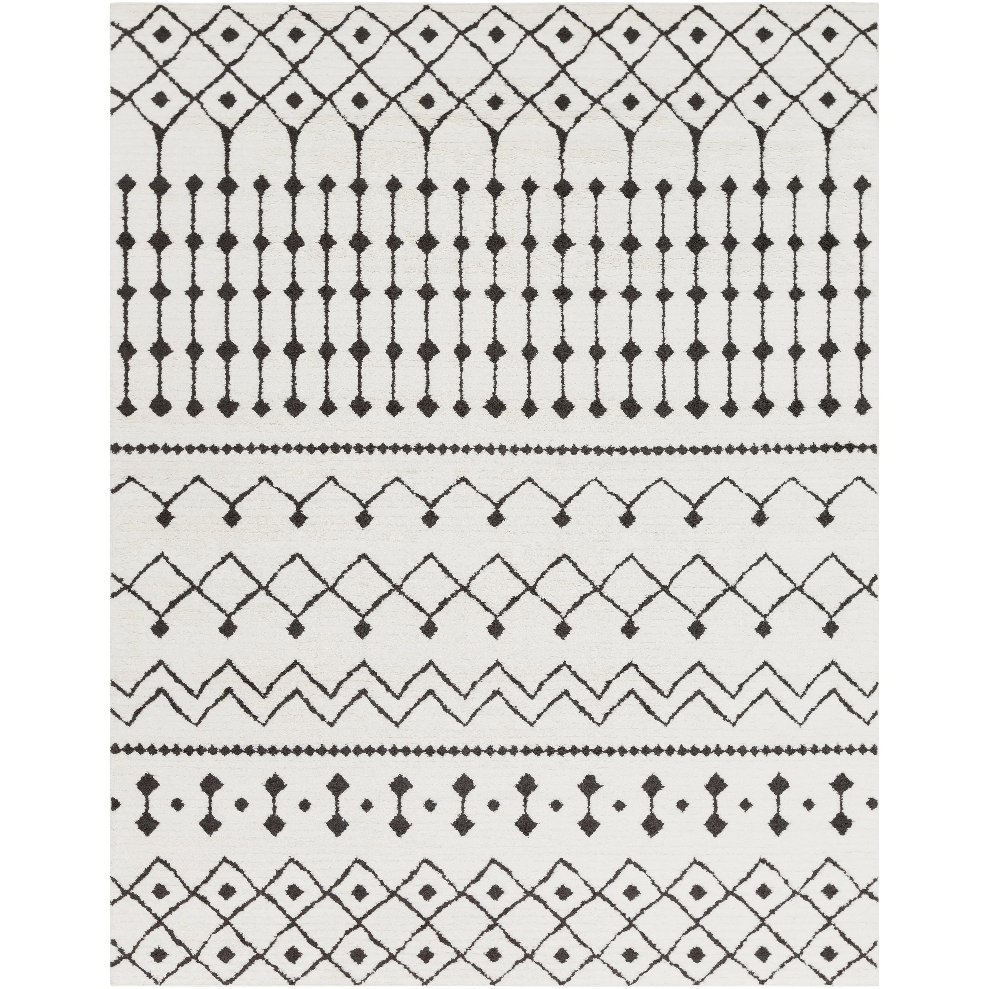 Livabliss Salcedo Bohemian Textural Plush Area Rug