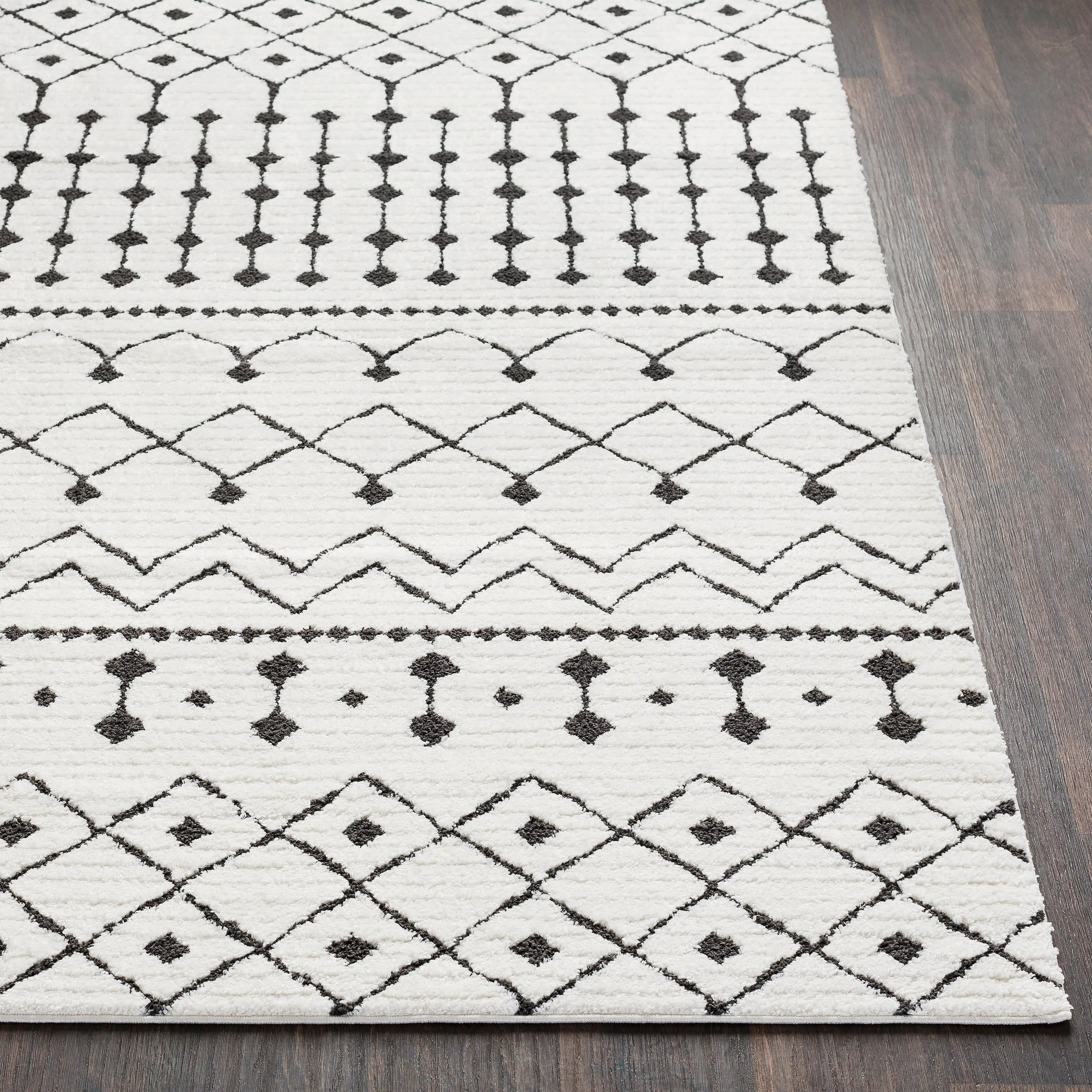 Livabliss Salcedo Bohemian Textural Plush Area Rug