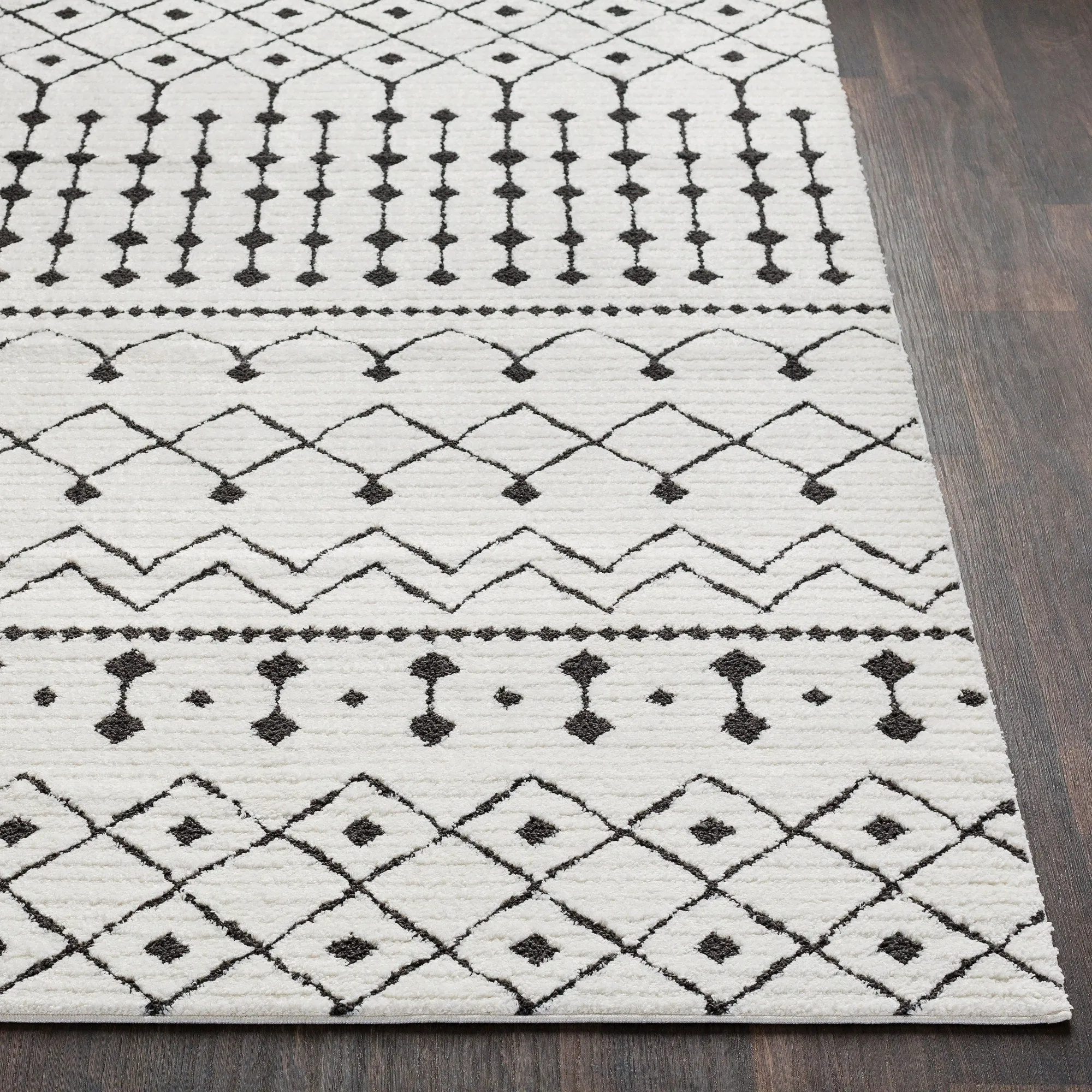 Livabliss Salcedo Bohemian Textural Plush Area Rug