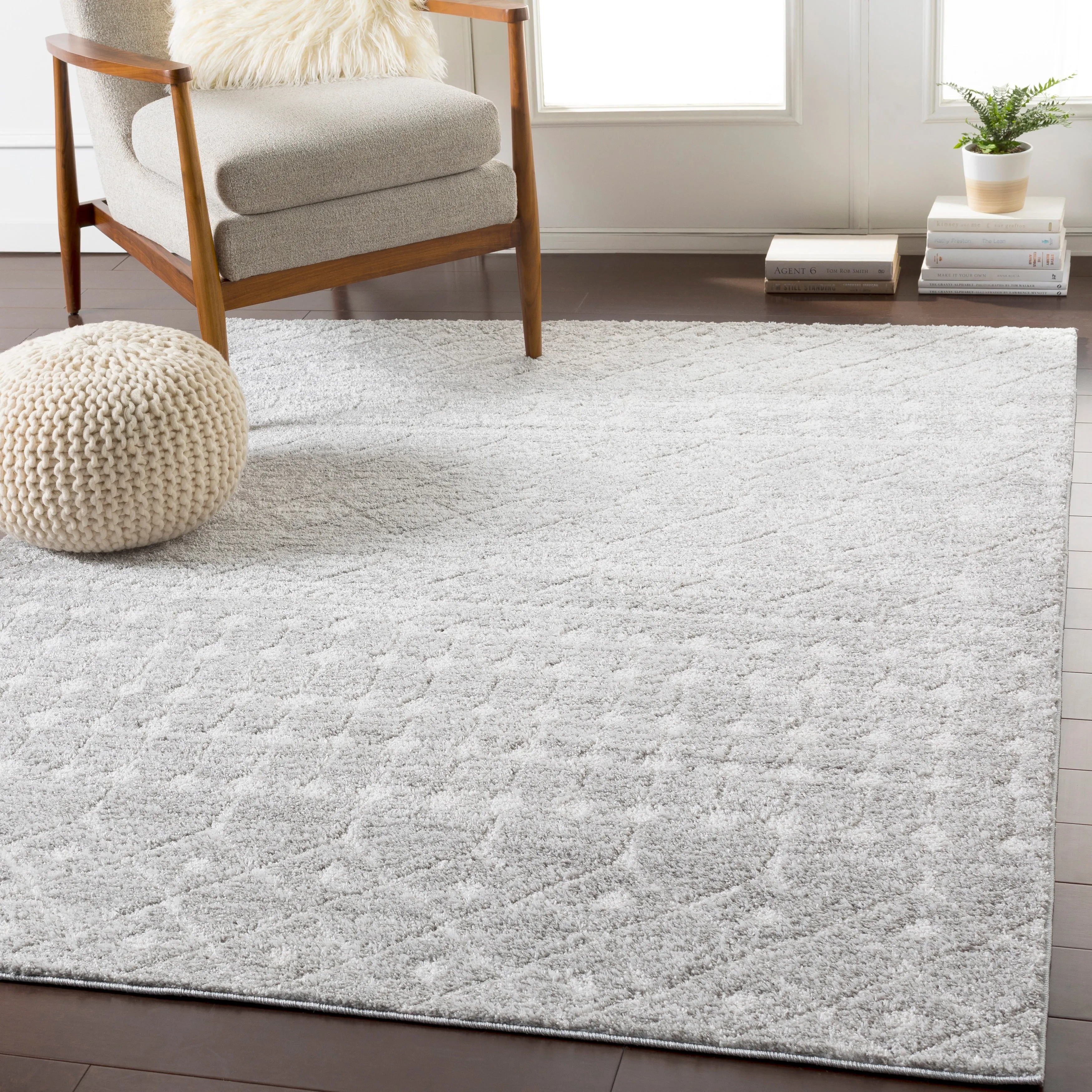 Livabliss Salcedo Bohemian Textural Plush Area Rug
