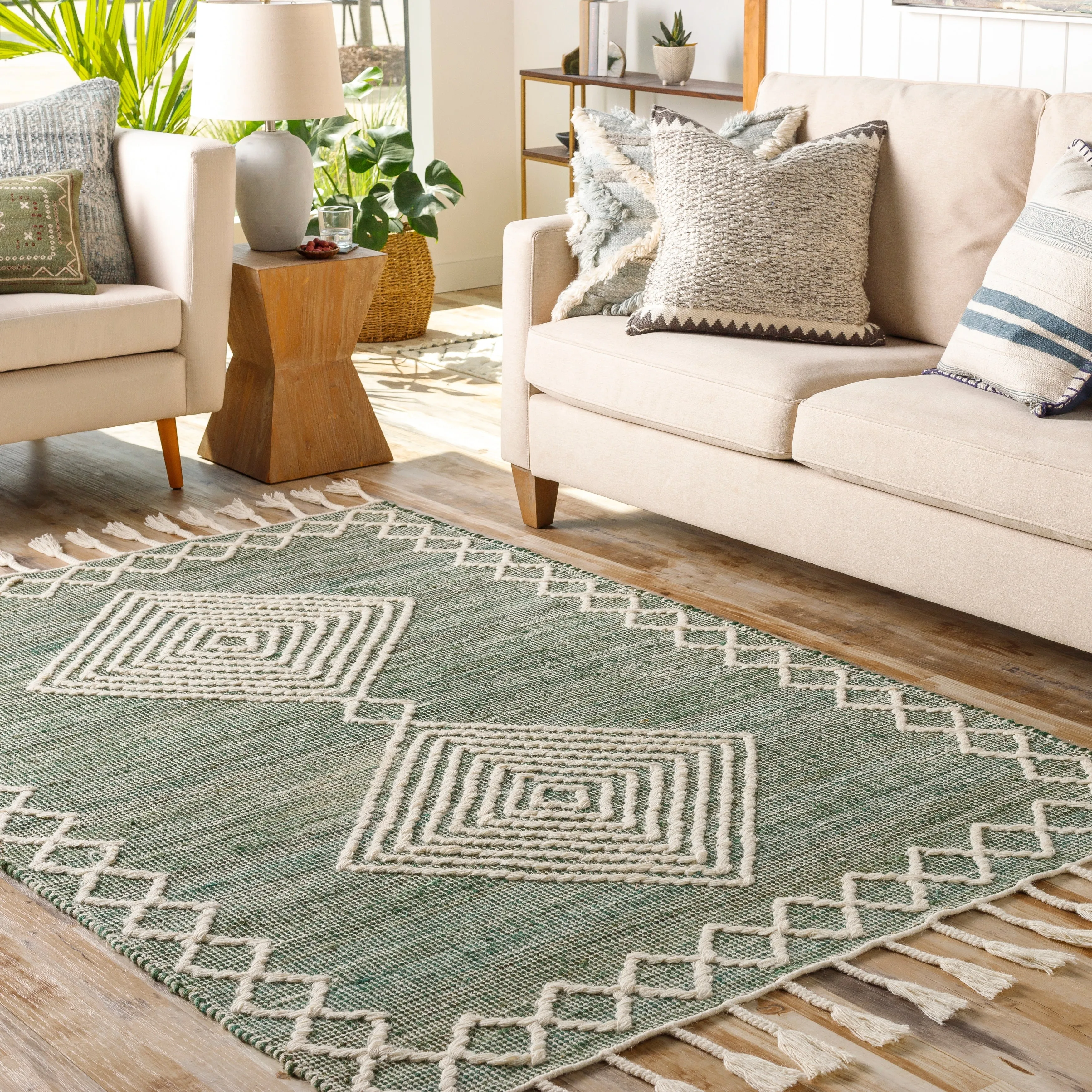 Livabliss Sophrosyne Global Medallion Area Rug
