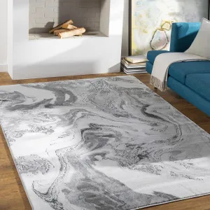 Livabliss Tibetan Modern Swirl Area Rug
