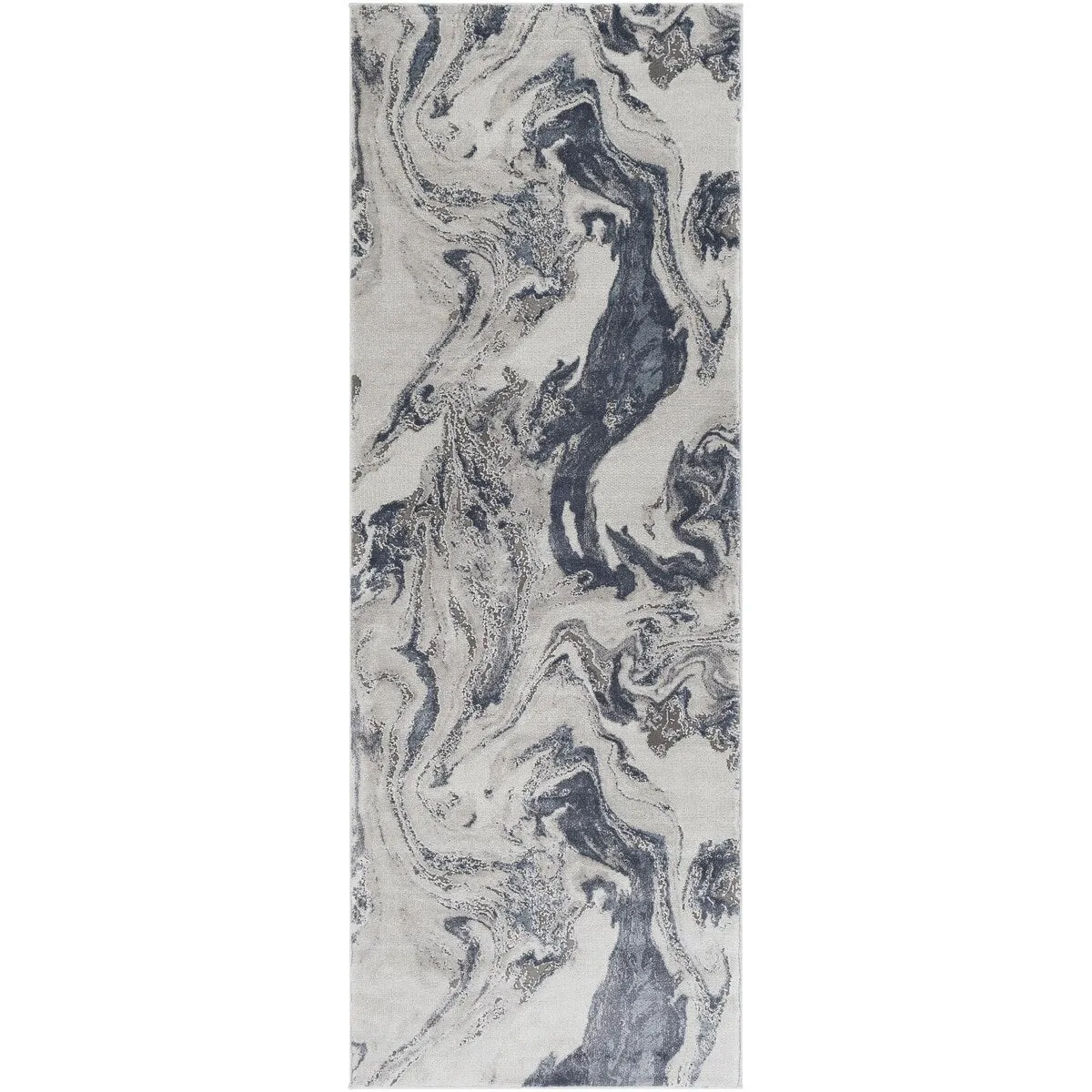 Livabliss Tibetan Modern Swirl Area Rug