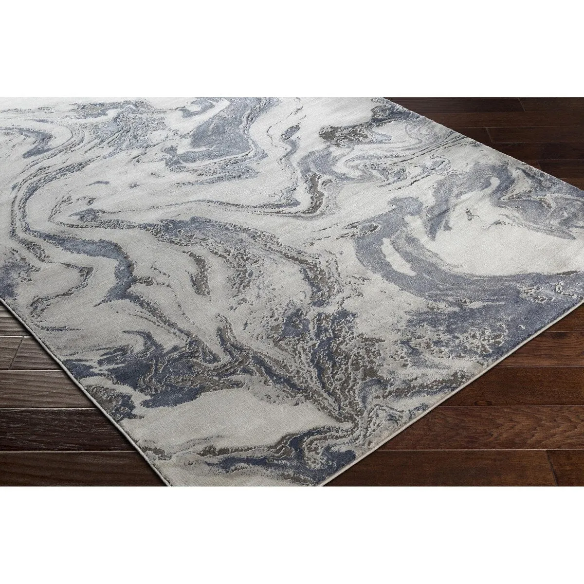Livabliss Tibetan Modern Swirl Area Rug
