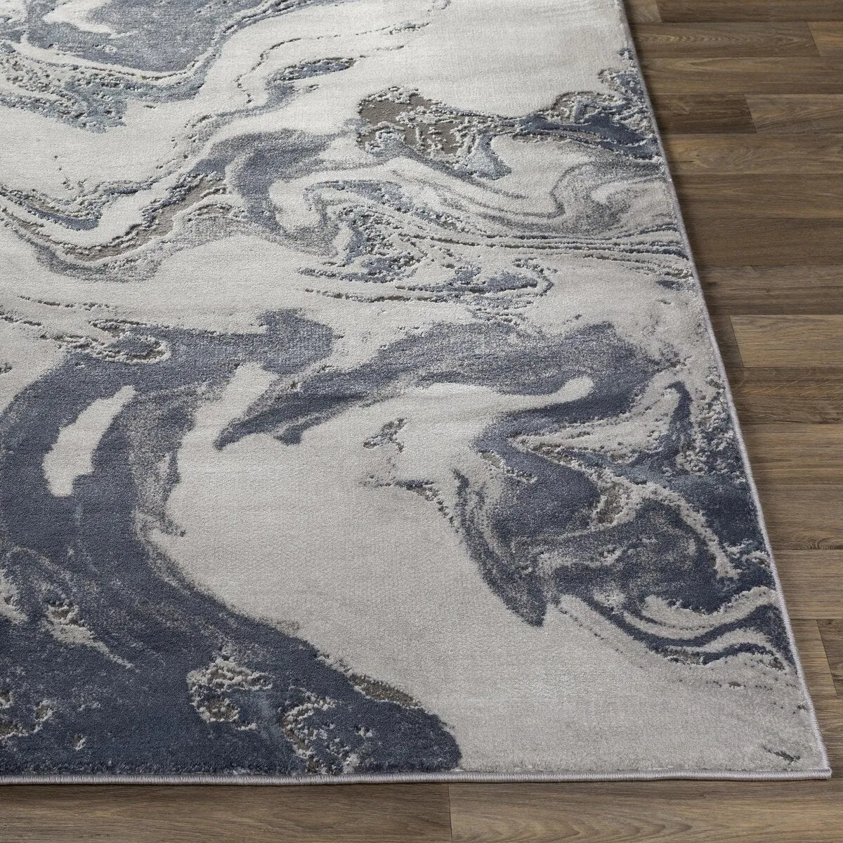 Livabliss Tibetan Modern Swirl Area Rug