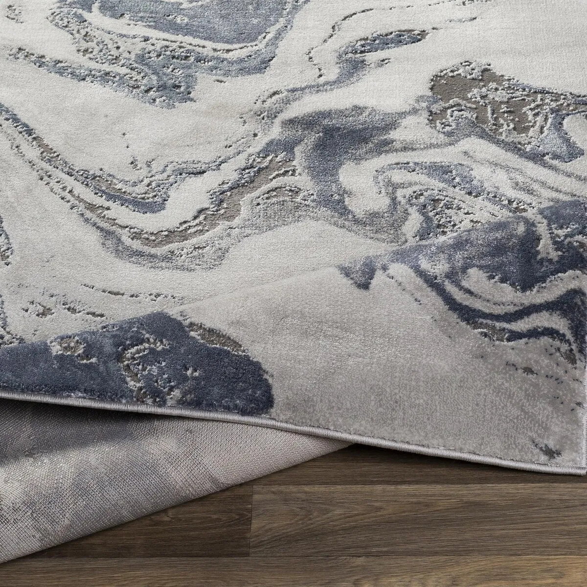 Livabliss Tibetan Modern Swirl Area Rug