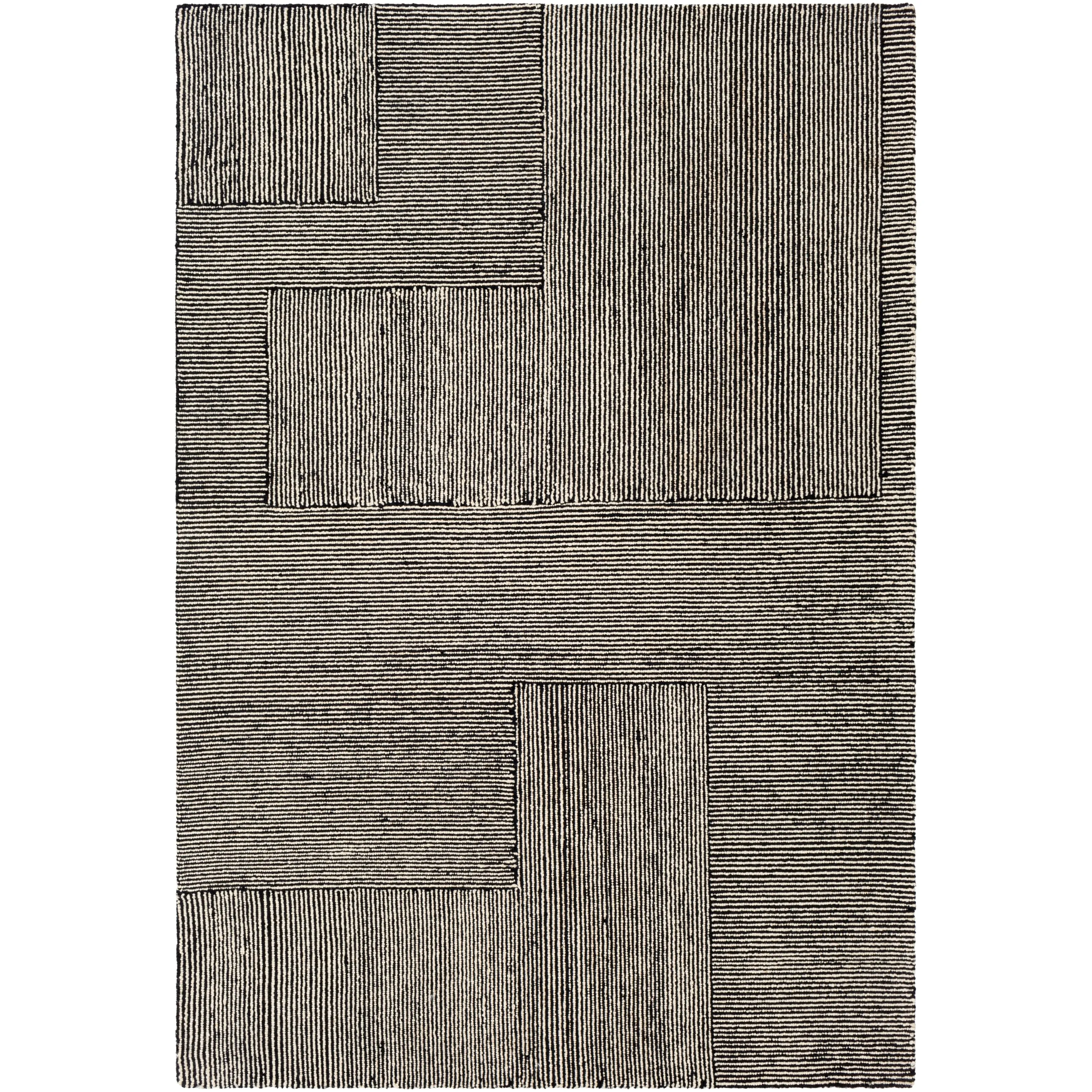 Livabliss Wazney Handmade Wool Farmhouse Area Rug
