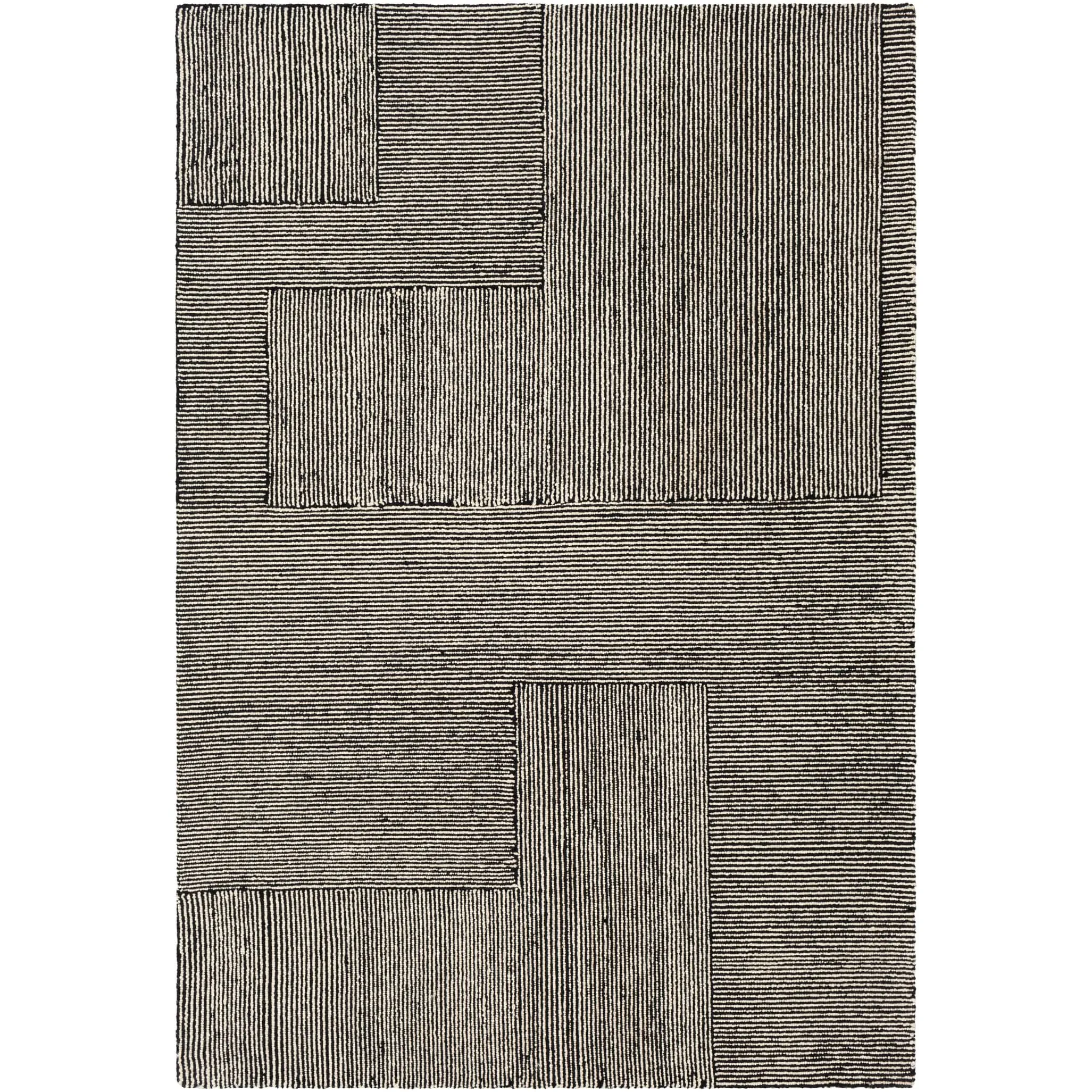 Livabliss Wazney Handmade Wool Farmhouse Area Rug