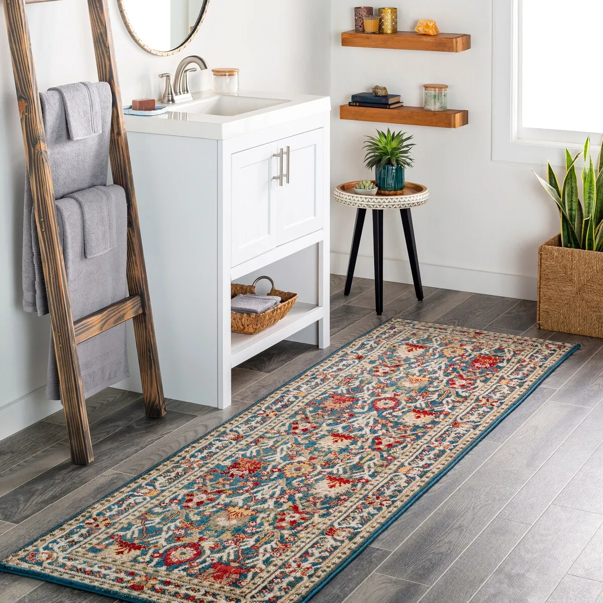 Livabliss William Rustic Vintage Area Rug