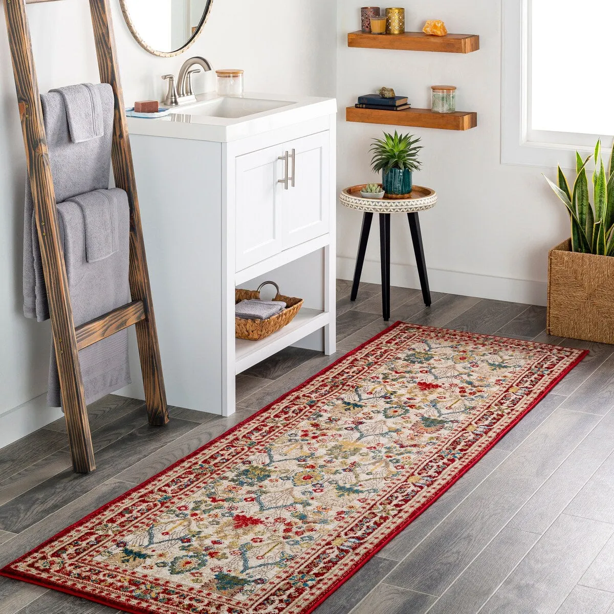 Livabliss William Rustic Vintage Area Rug
