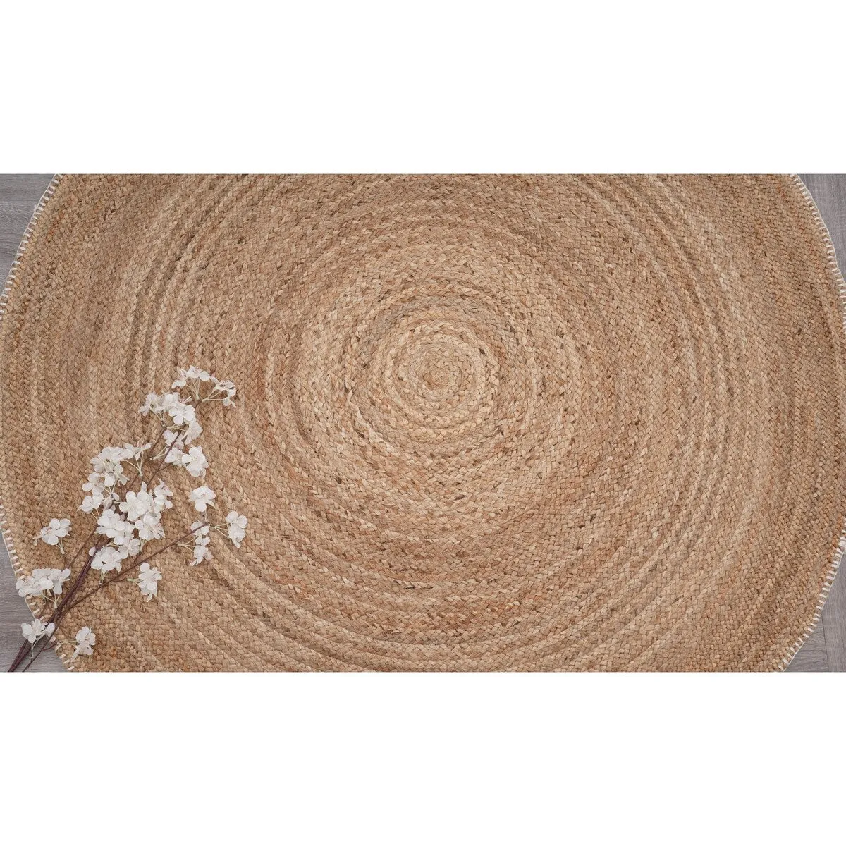 Loominaire Handmade Easy Maintenance Hemp Rug - Bali