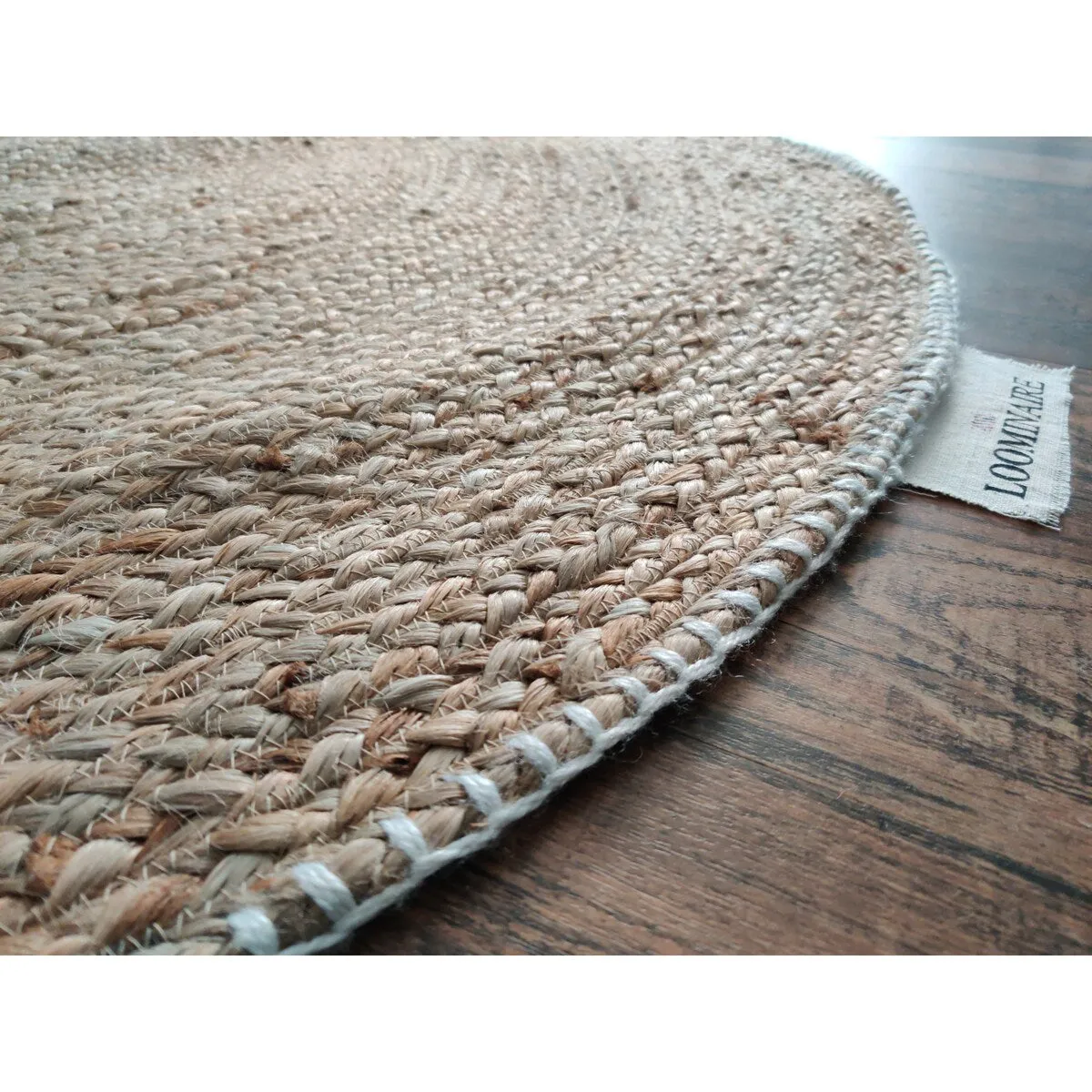Loominaire Handmade Easy Maintenance Hemp Rug - Bali