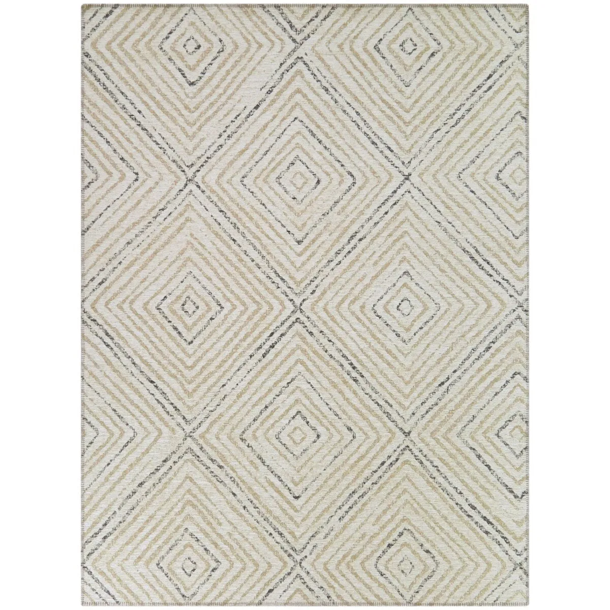 Lurie Geometric Diamond Indoor/Outdoor Area Rug