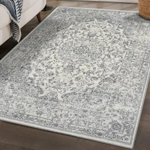Luxe Weavers Oriental Medallion Area Rug. Stain-Resistant Carpet - 8' x 10'