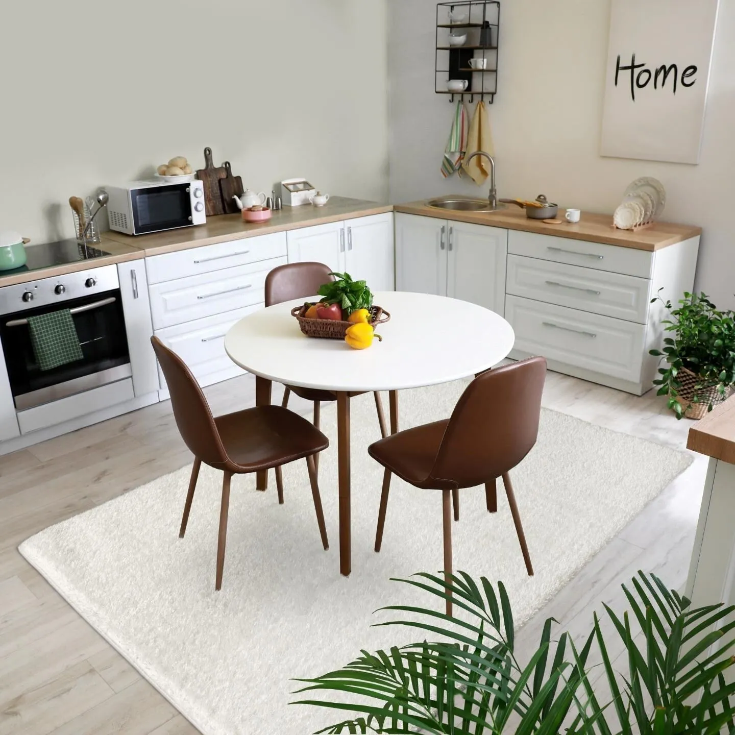 Luxe Weavers Shag Solid Area Rug for Living Rooms