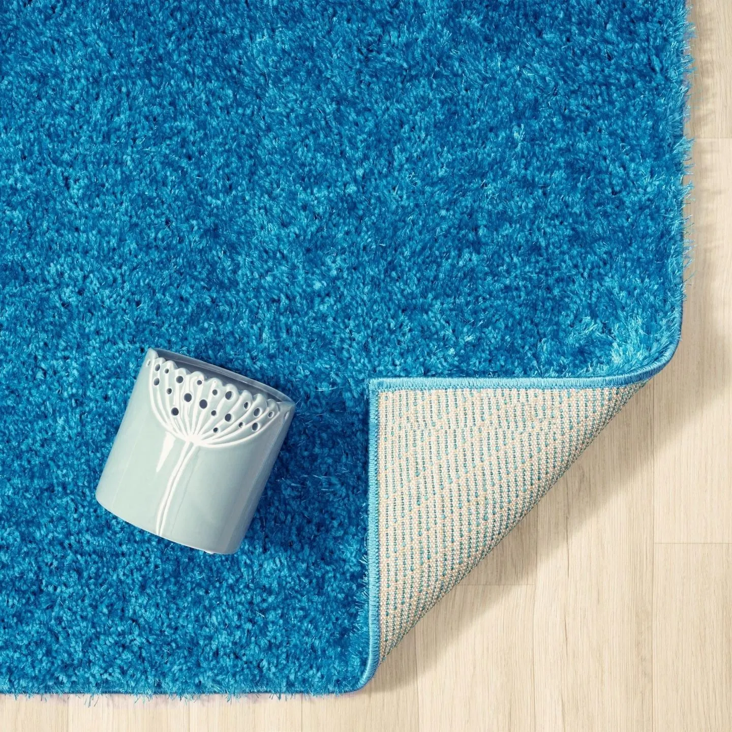 Luxe Weavers Shag Solid Area Rug for Living Rooms