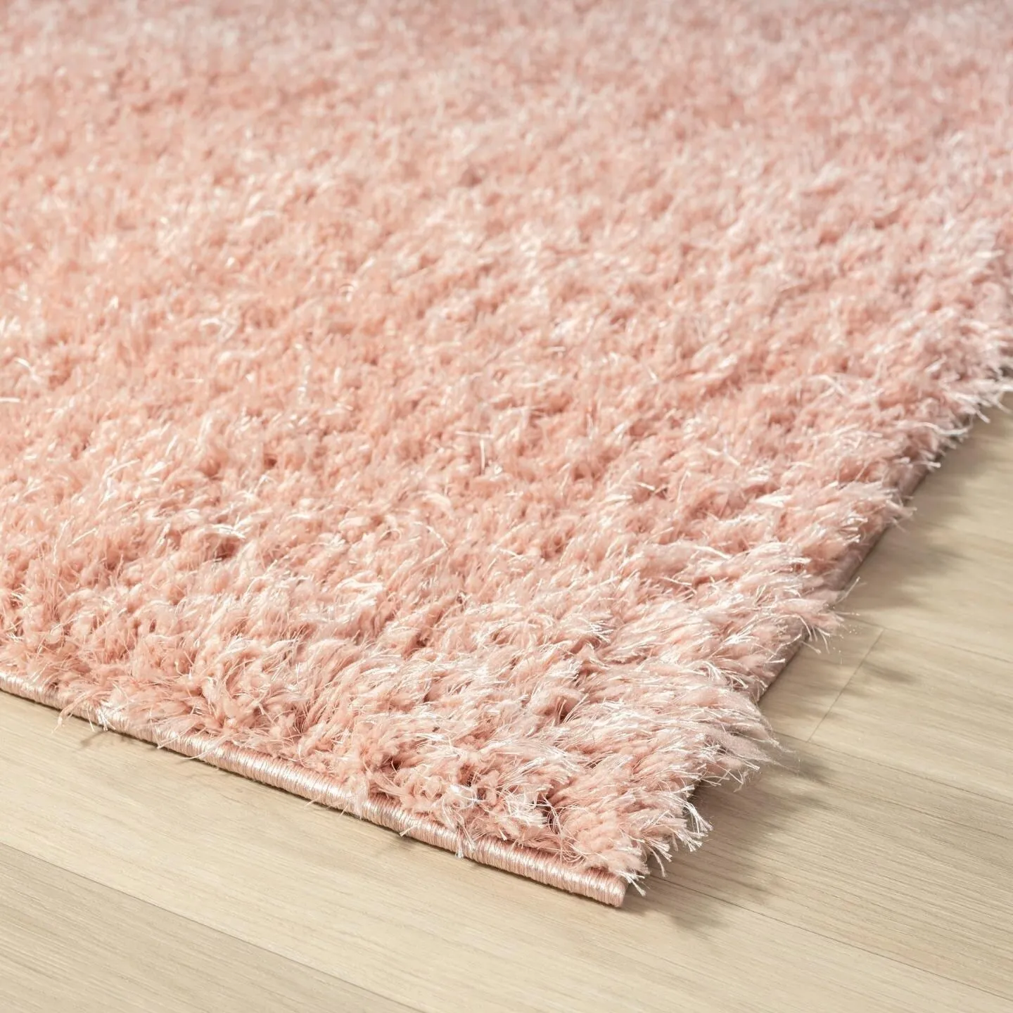 Luxe Weavers Shag Solid Area Rug for Living Rooms