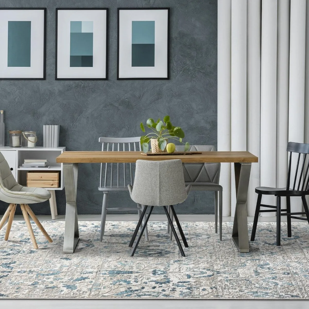 Luxe Weavers Vintage Floral Area Rug. Indoor Carpet