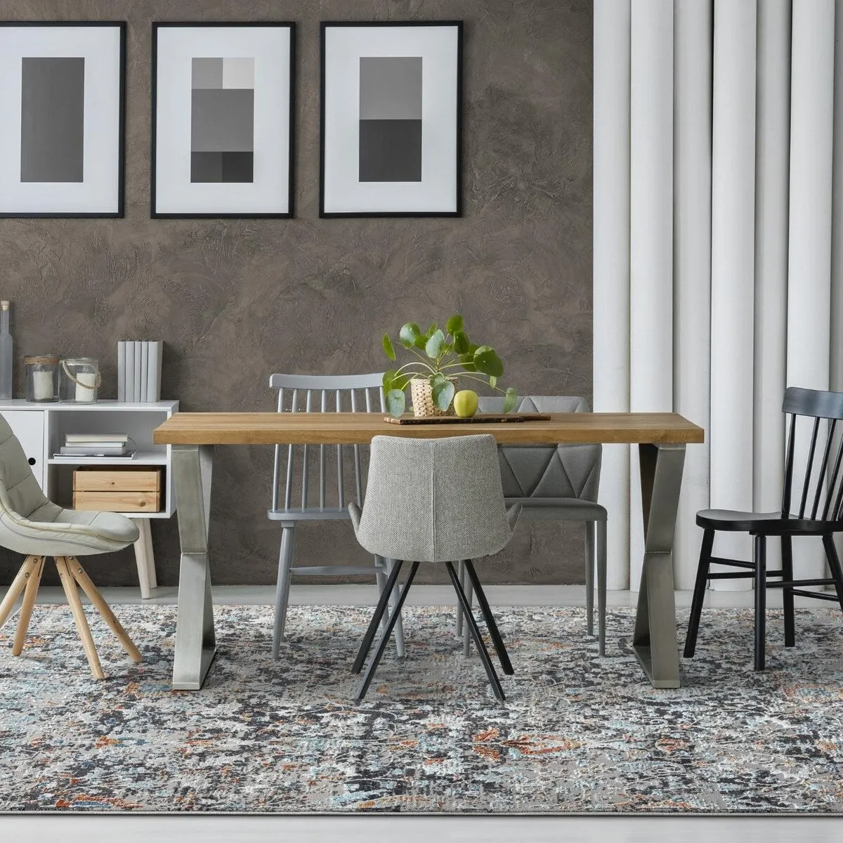 Luxe Weavers Vintage Floral Area Rug. Indoor Carpet