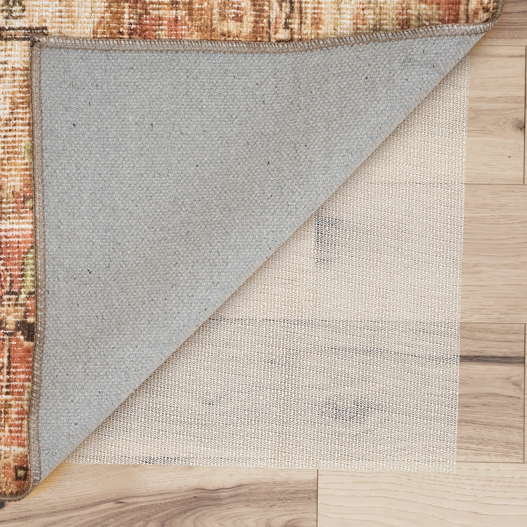 Luxury Grip Traditional Solid Non Slip Rug Pad