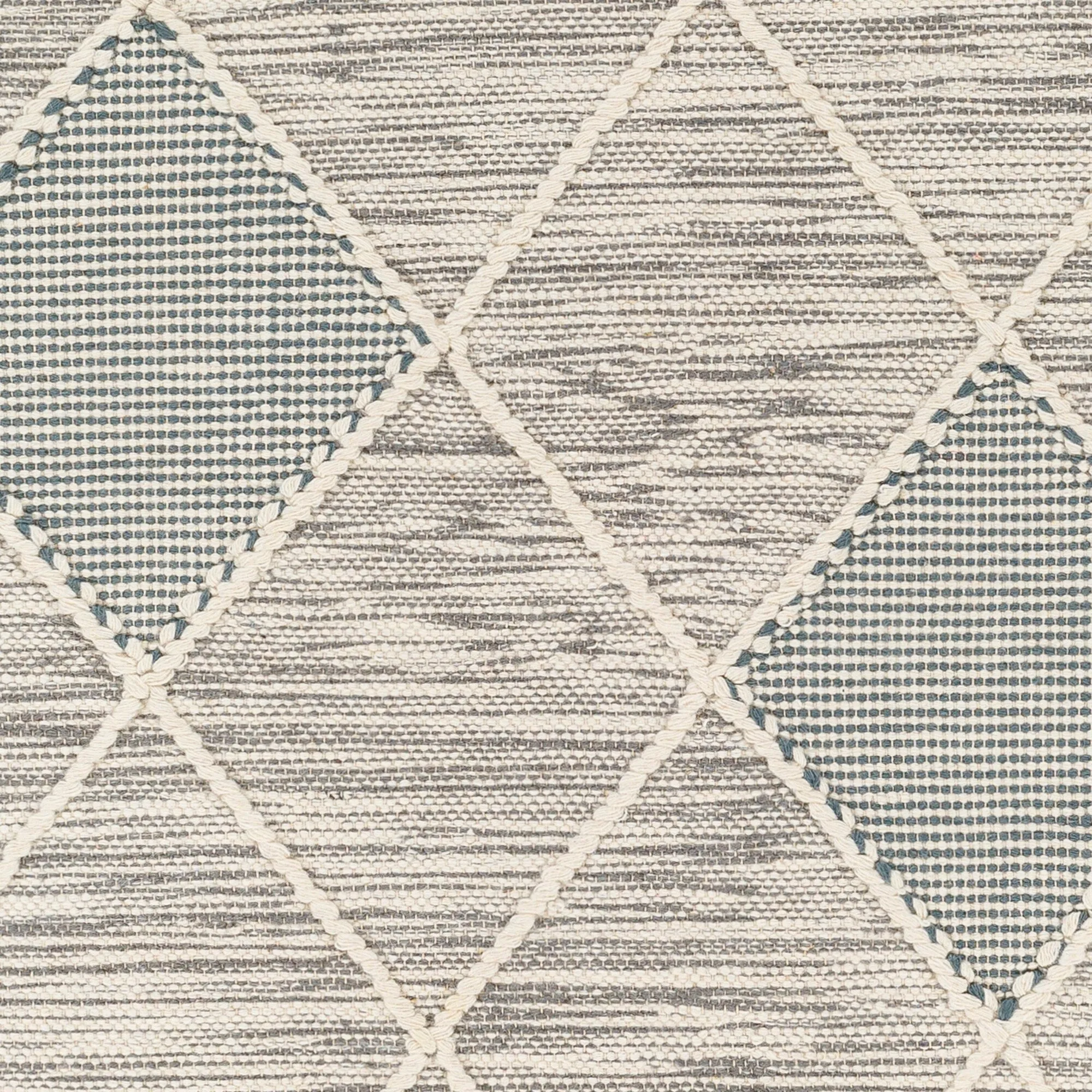 Maaxi Handmade Farmhouse Trellis Wool Area Rug