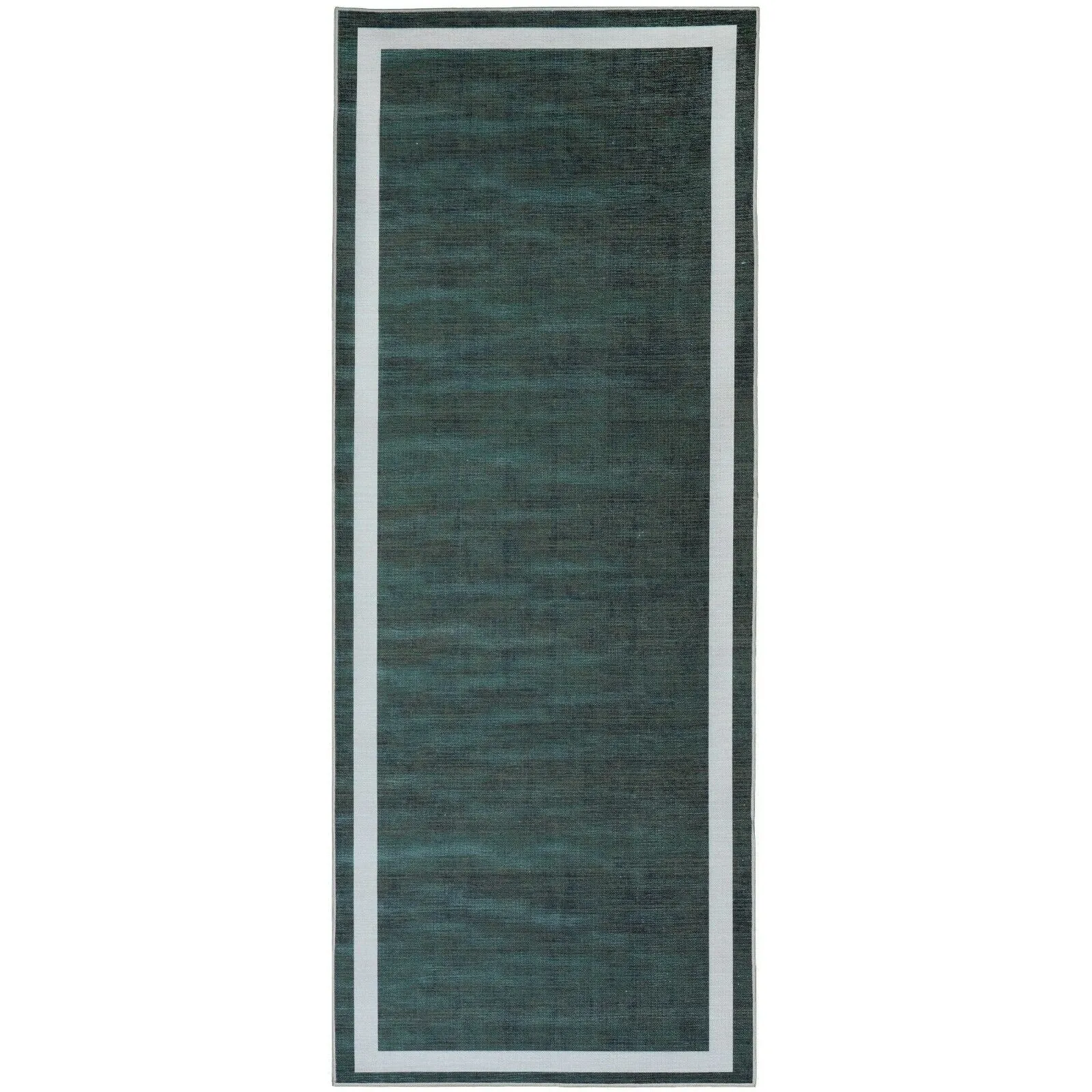 Machine Washable Area Rug With Non Slip Backing - Everest Geometric Modern Border Design