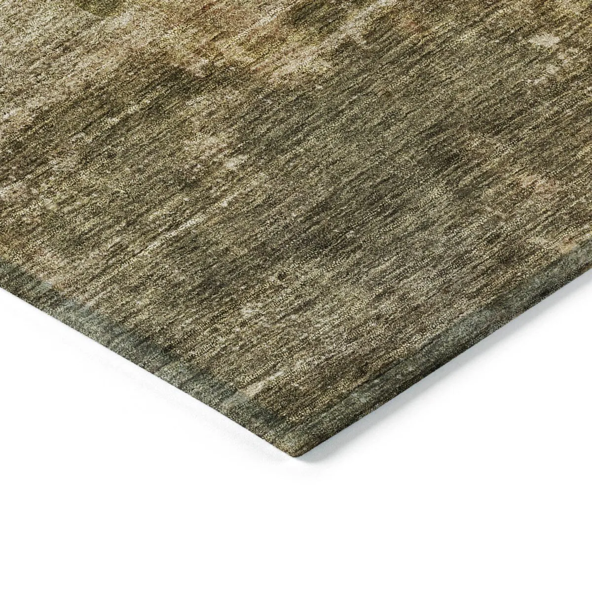 Machine Washable Indoor/ Outdoor Abstract Contemporary Chantille Rug