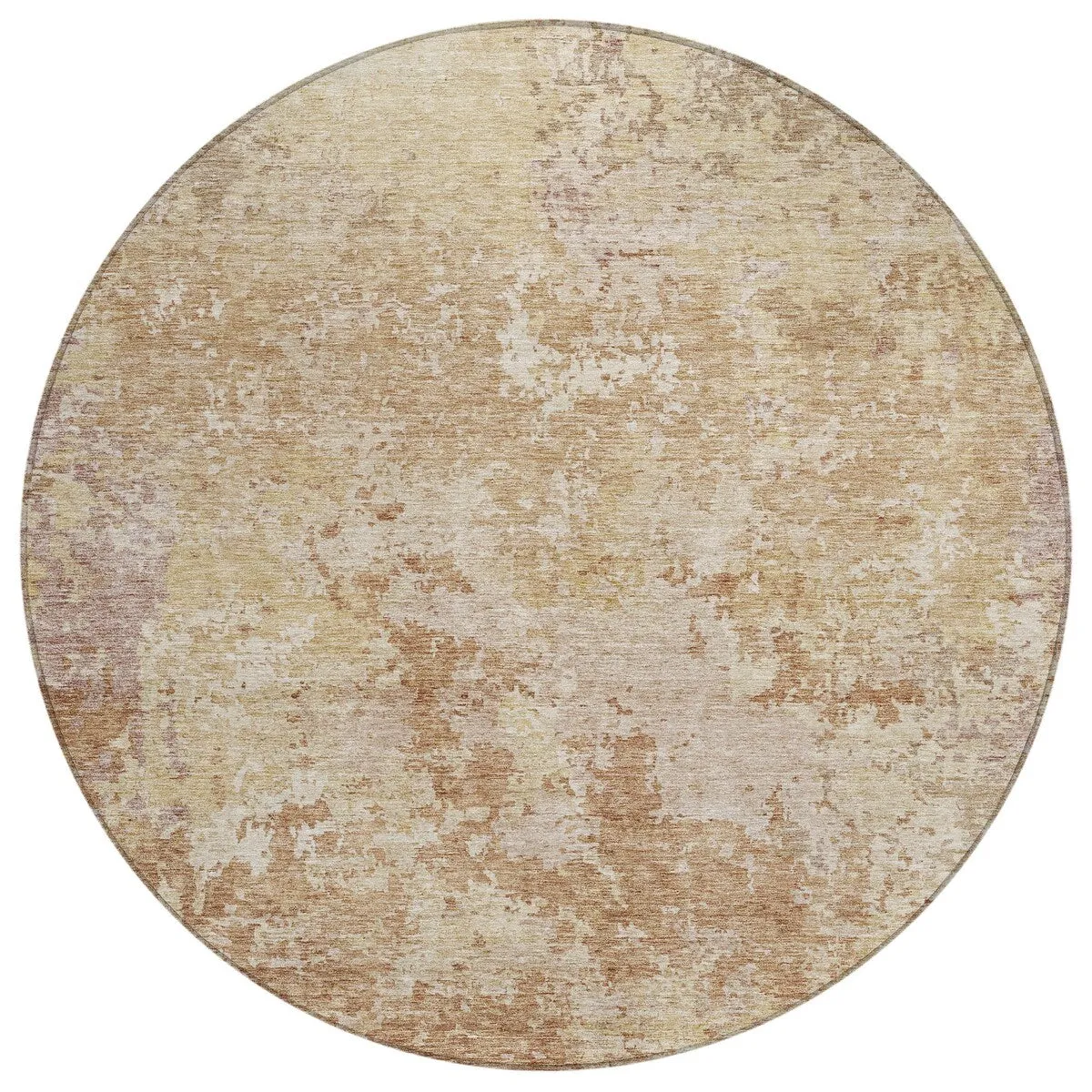 Machine Washable Indoor/ Outdoor Abstract Contemporary Chantille Rug