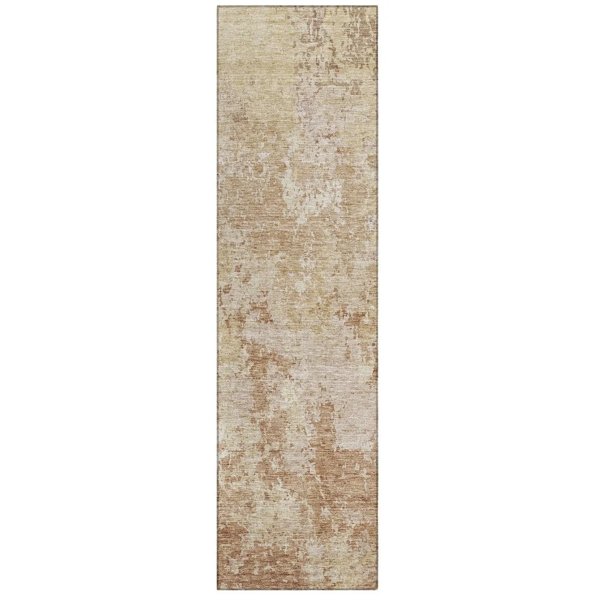 Machine Washable Indoor/ Outdoor Abstract Contemporary Chantille Rug