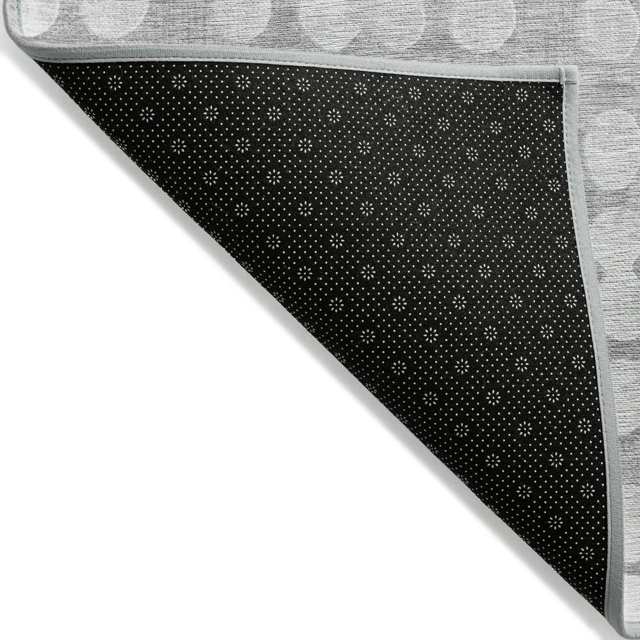 Machine Washable Indoor/ Outdoor Chantille Abstract Dots Rug
