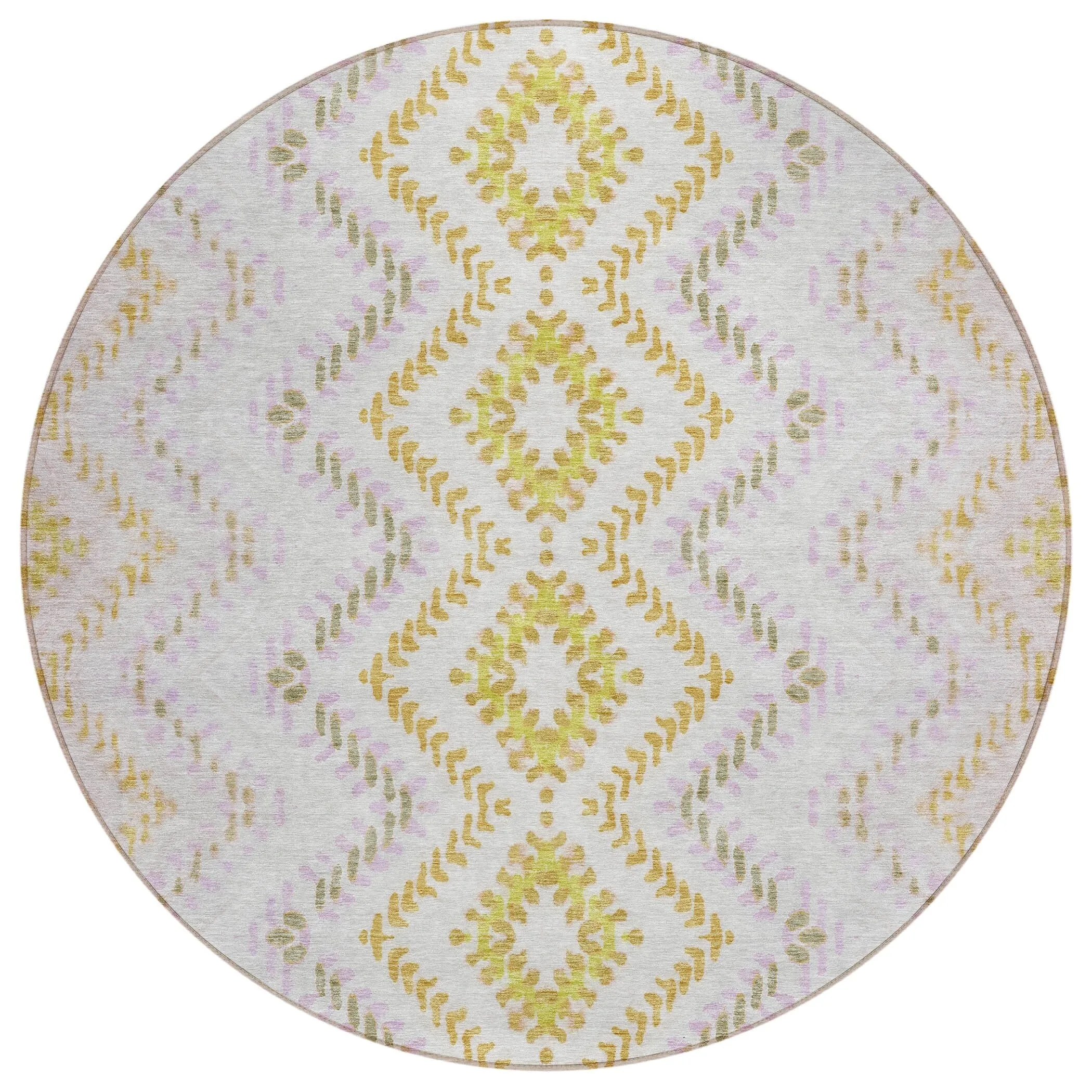 Machine Washable Indoor/ Outdoor Chantille Boho Global Rug